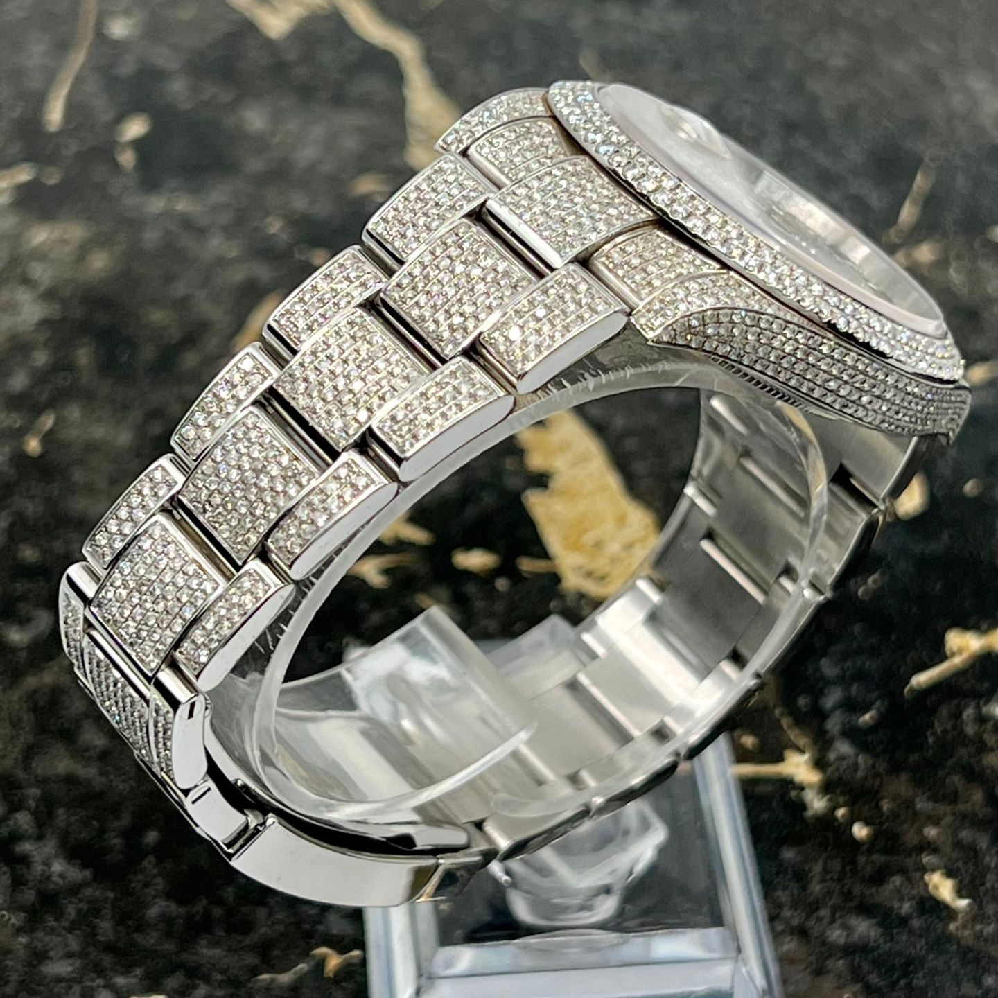 Rolex Datejust 41 126300 (2021) - Diamant wijzerplaat 41mm Staal (8/8)