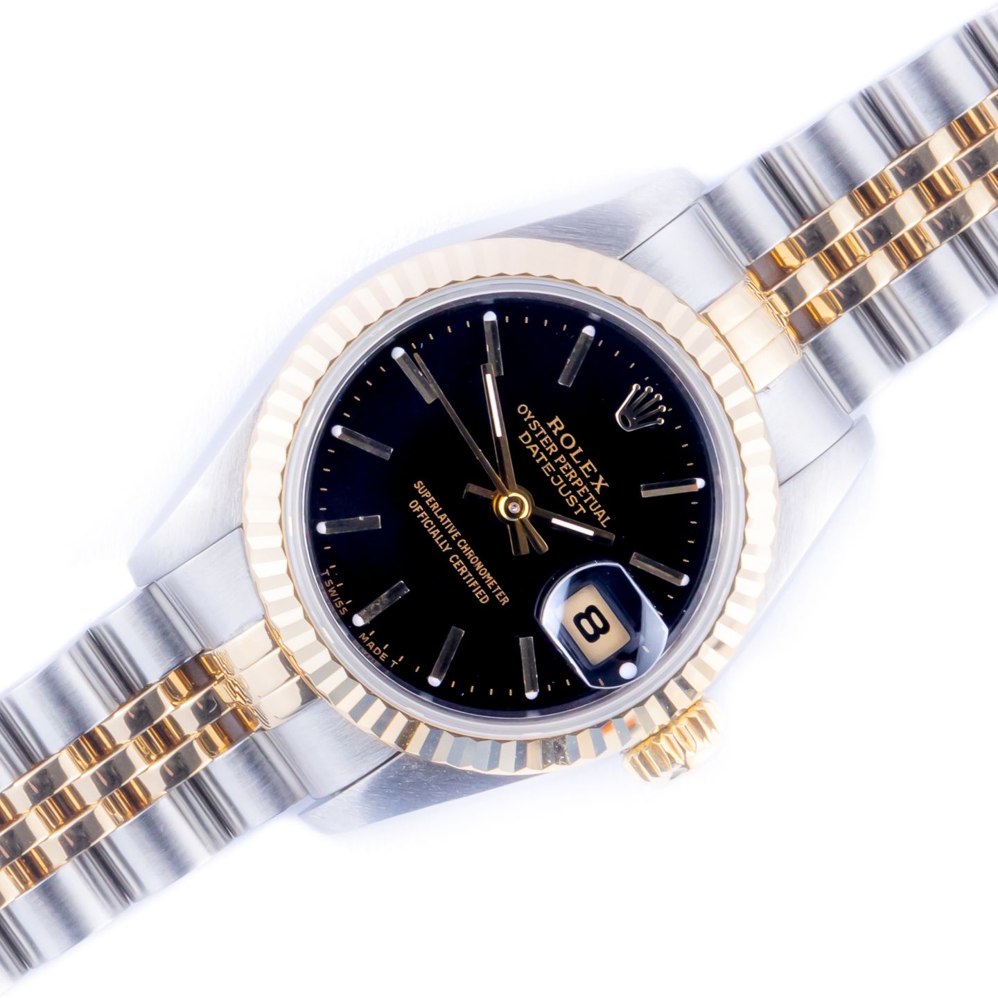 Rolex Lady-Datejust 69173 (1993) - 26mm Goud/Staal (1/8)