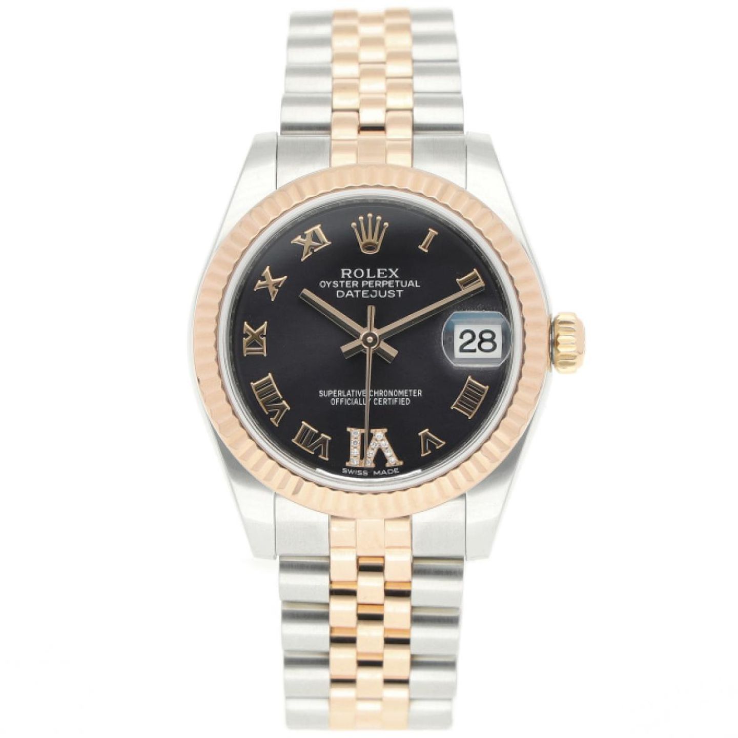 Rolex Datejust 31 178271 (2017) - 31 mm Gold/Steel case (1/8)