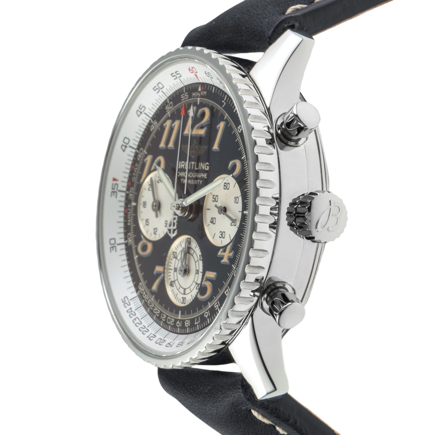 Breitling Navitimer A39022.1 (1999) - Zwart wijzerplaat 42mm Staal (6/8)