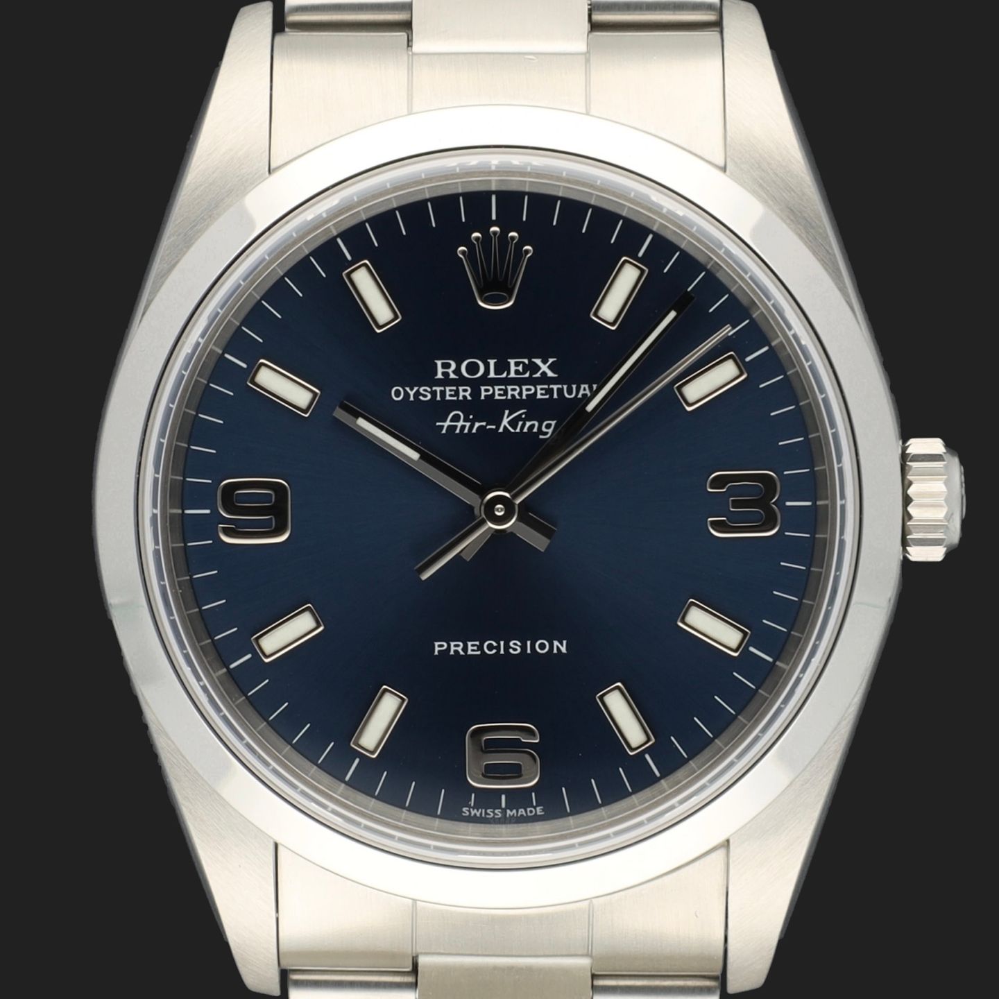 Rolex Air-King 14000 (2003) - 34mm Staal (2/8)