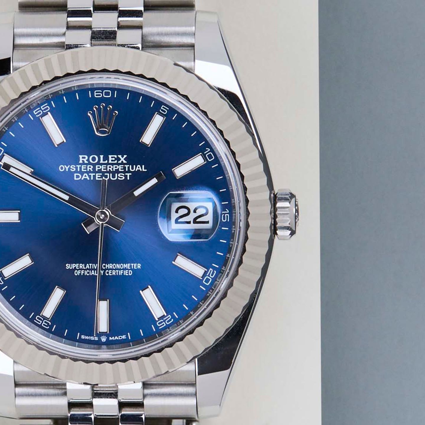Rolex Datejust 41 126334 (2025) - Blue dial 41 mm Steel case (5/8)