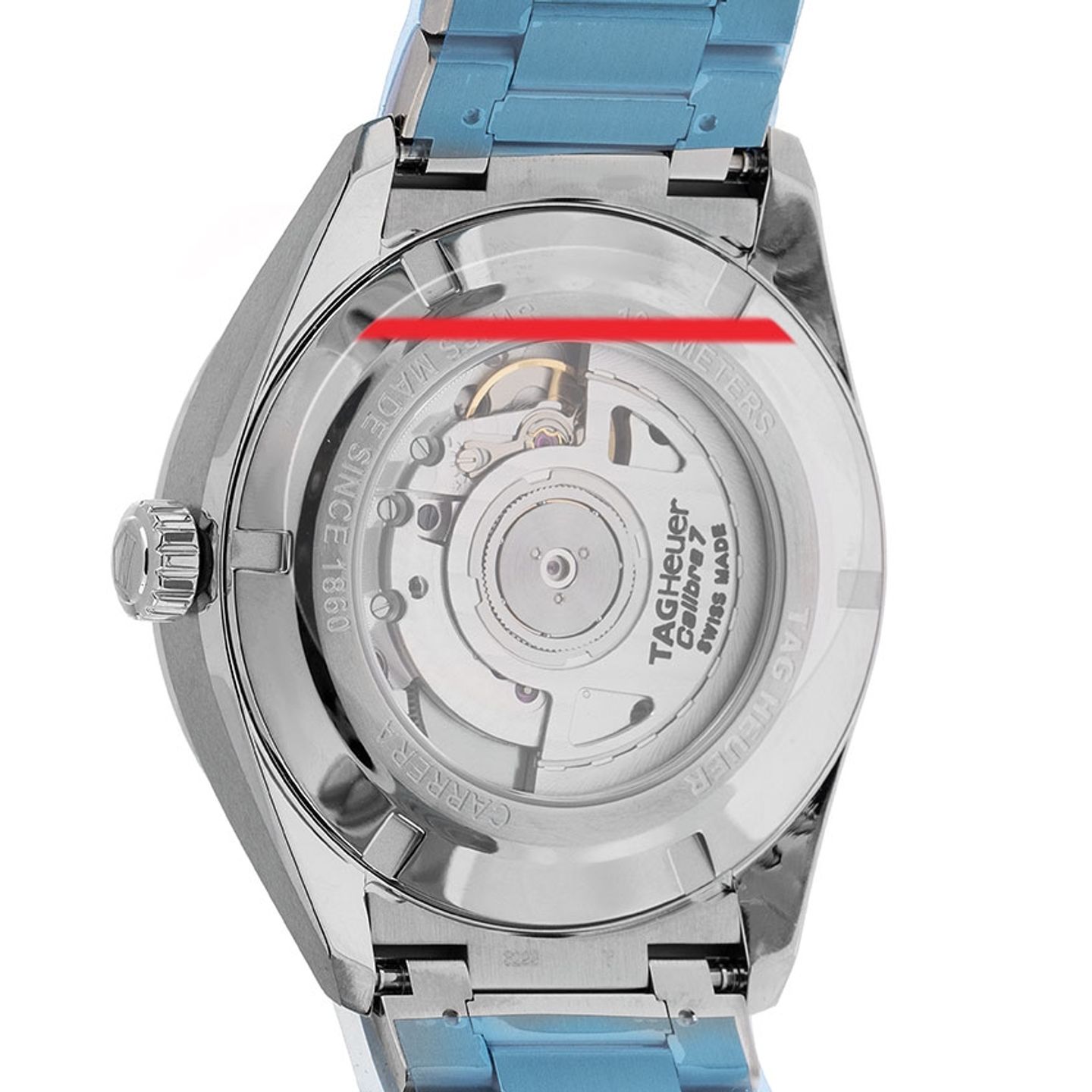 TAG Heuer Carrera Calibre 7 WBN201A.BA0640 (2023) - Blue dial 41 mm Steel case (5/7)