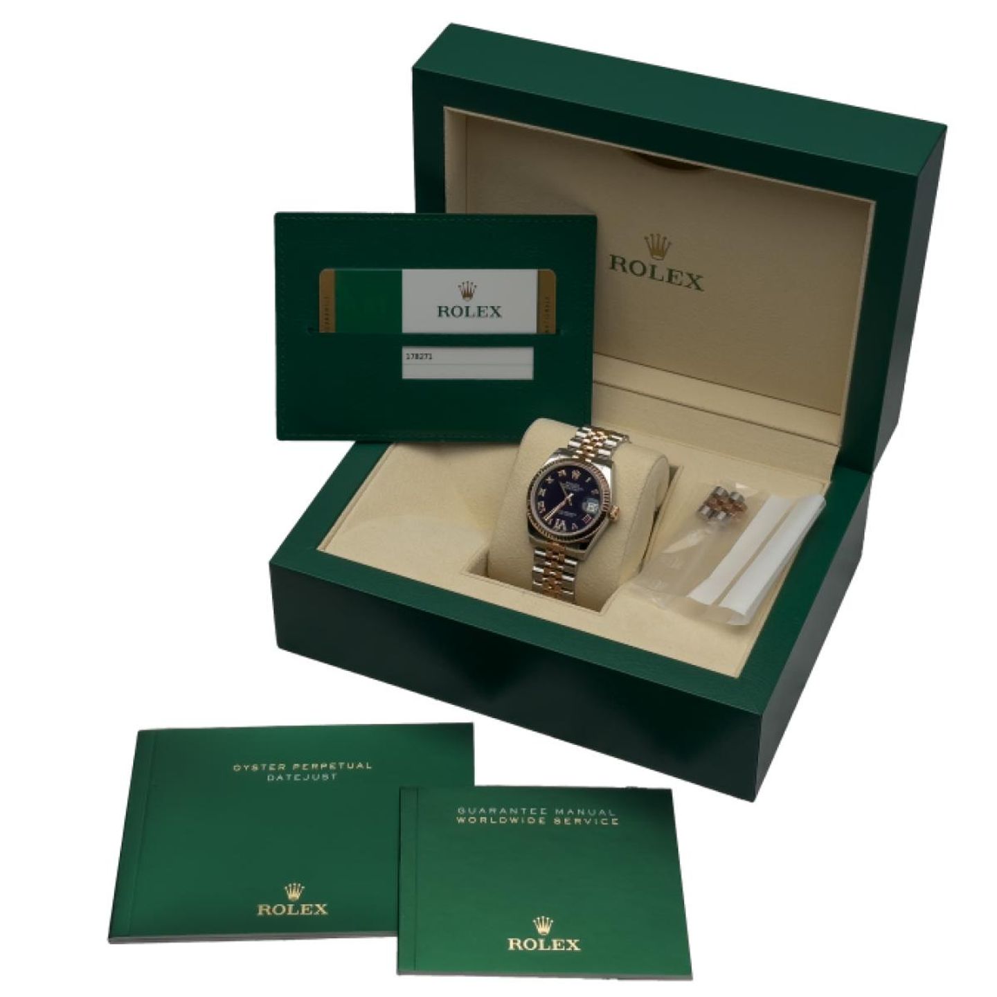 Rolex Datejust 31 178271 (2017) - 31 mm Gold/Steel case (8/8)