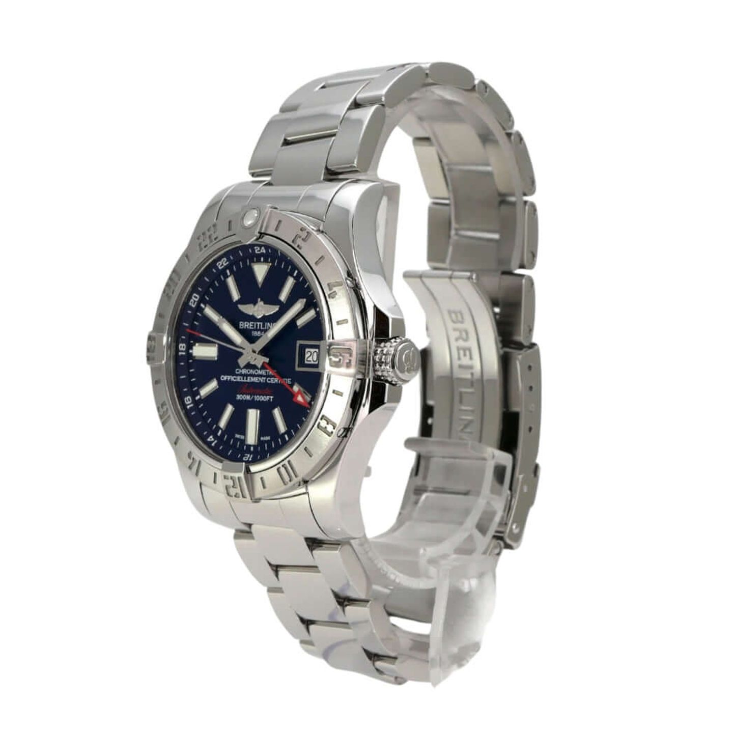 Breitling Avenger II GMT A3239011/C872/170A (2017) - Blue dial 43 mm Steel case (3/8)