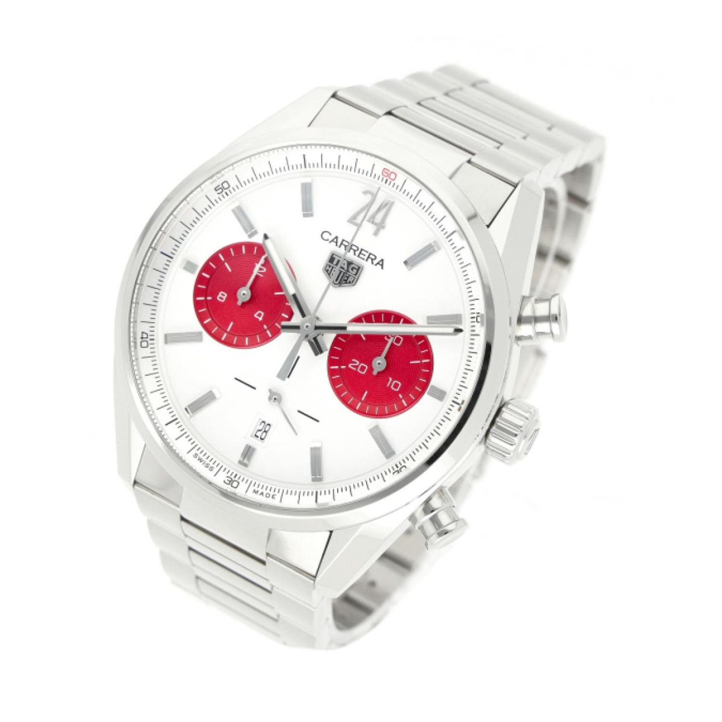 TAG Heuer Carrera CBN201M.EA0016 (2025) - White dial 42 mm Steel case (2/5)