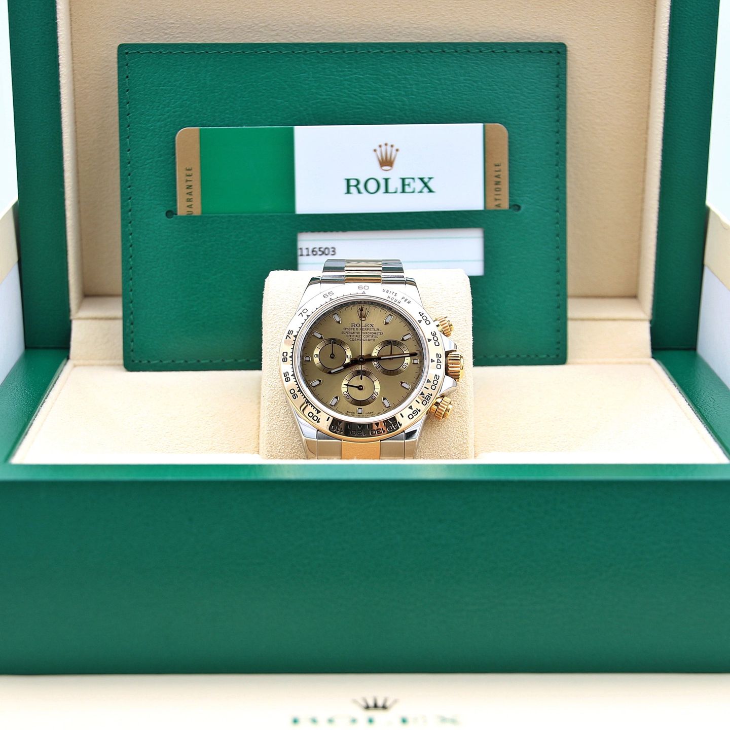 Rolex Daytona 116503 (Unknown (random serial)) - 40 mm Gold/Steel case (2/8)