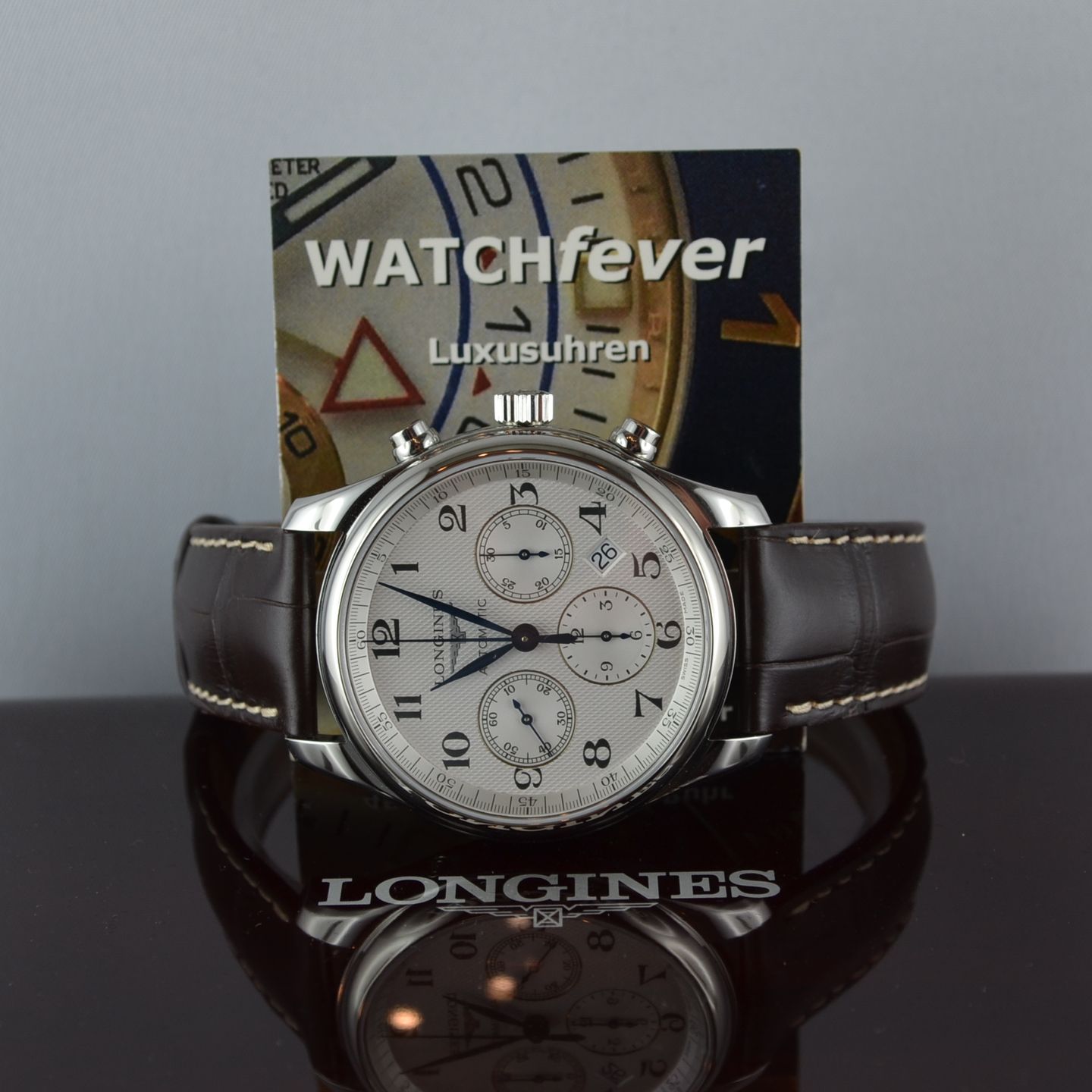 Longines Master Collection L2.759.4.78.3 (Unknown (random serial)) - Silver dial 42 mm Steel case (4/4)