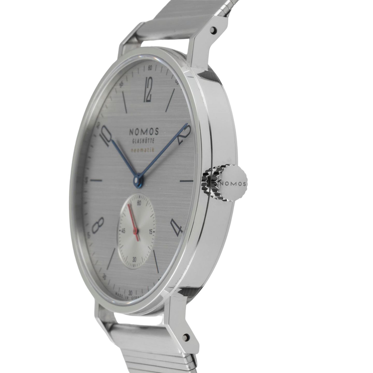 NOMOS Tangente Neomatik 141 (Unknown (random serial)) - Silver dial 39 mm Steel case (6/8)