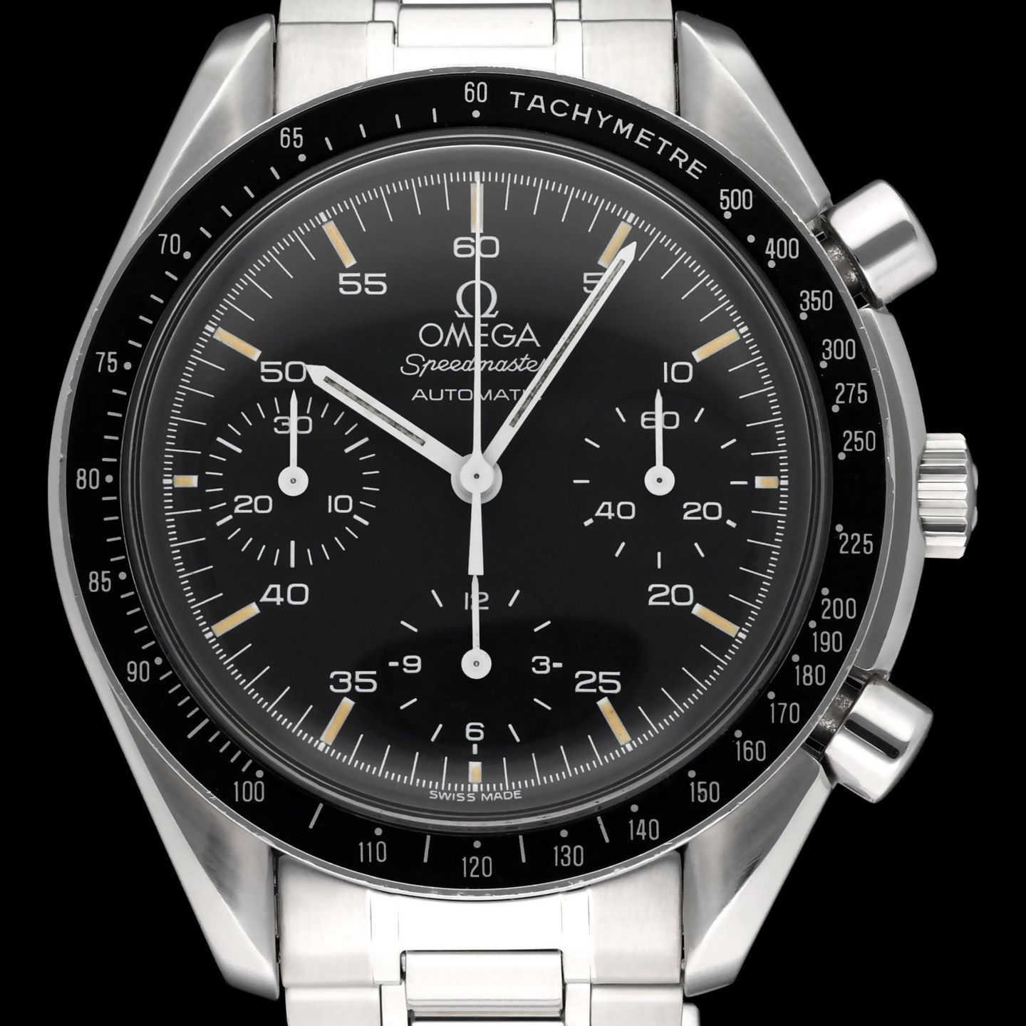 Omega Speedmaster Reduced 3510.50.00 (1993) - Black dial 39 mm Steel case (1/8)