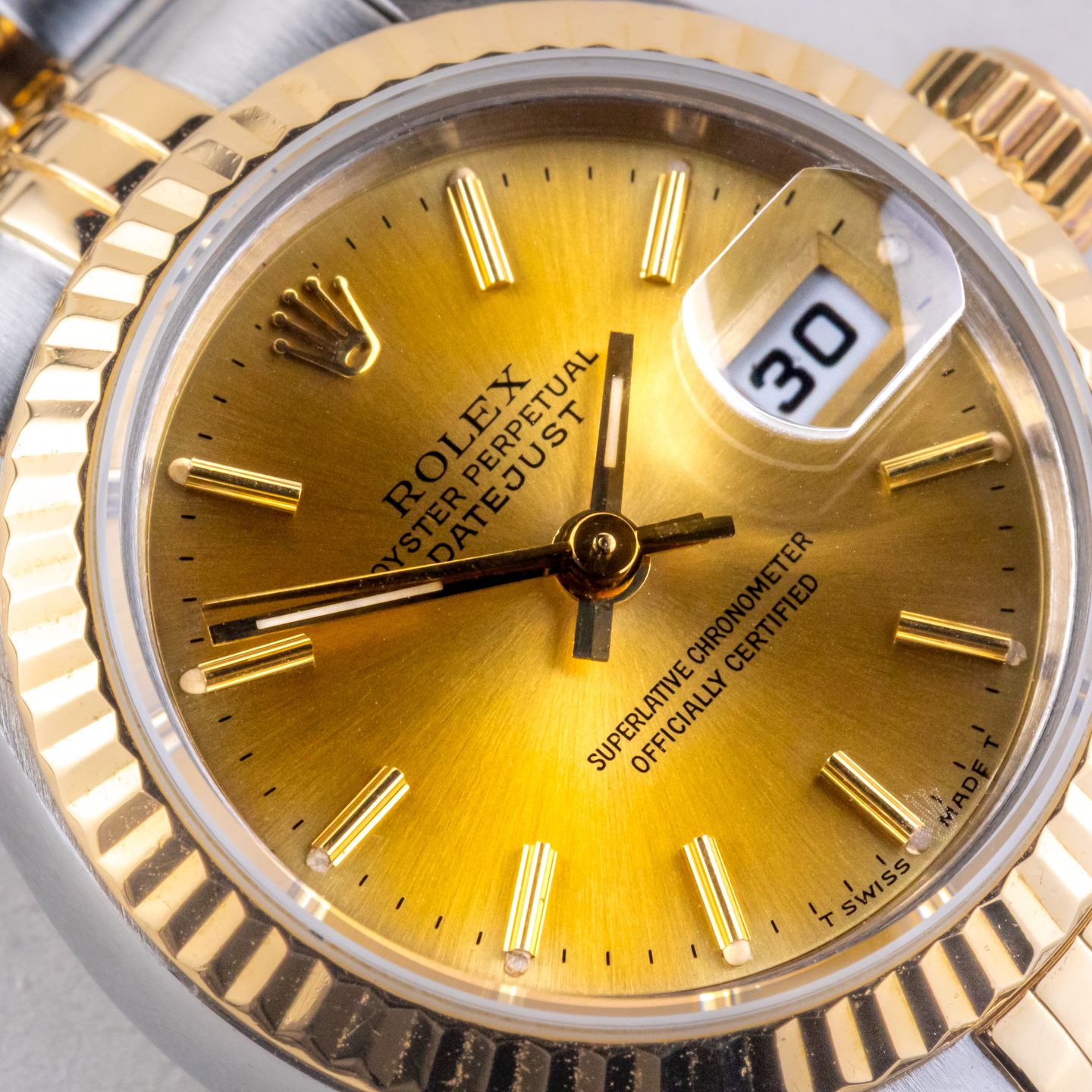 Rolex Lady-Datejust 69173 (1995) - 26mm Goud/Staal (2/8)