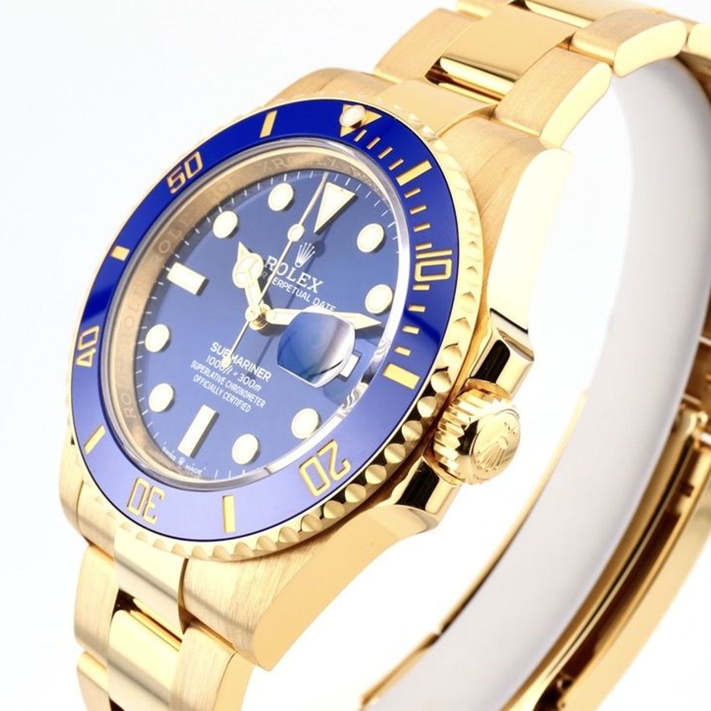 Rolex Submariner Date 126618LB (2024) - Blauw wijzerplaat 41mm Geelgoud (3/8)