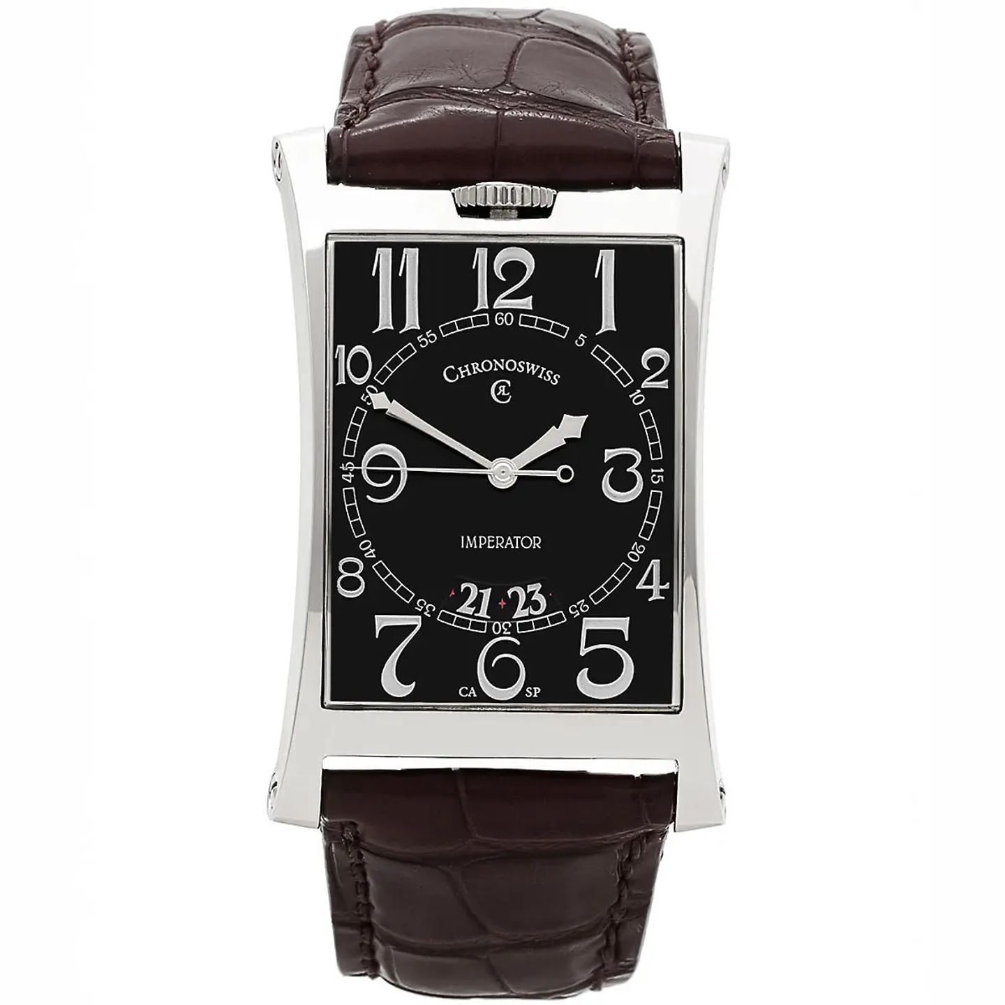 Chronoswiss Imperia CH-2873 (2011) - Zwart wijzerplaat 57 mm Staal (1/8)