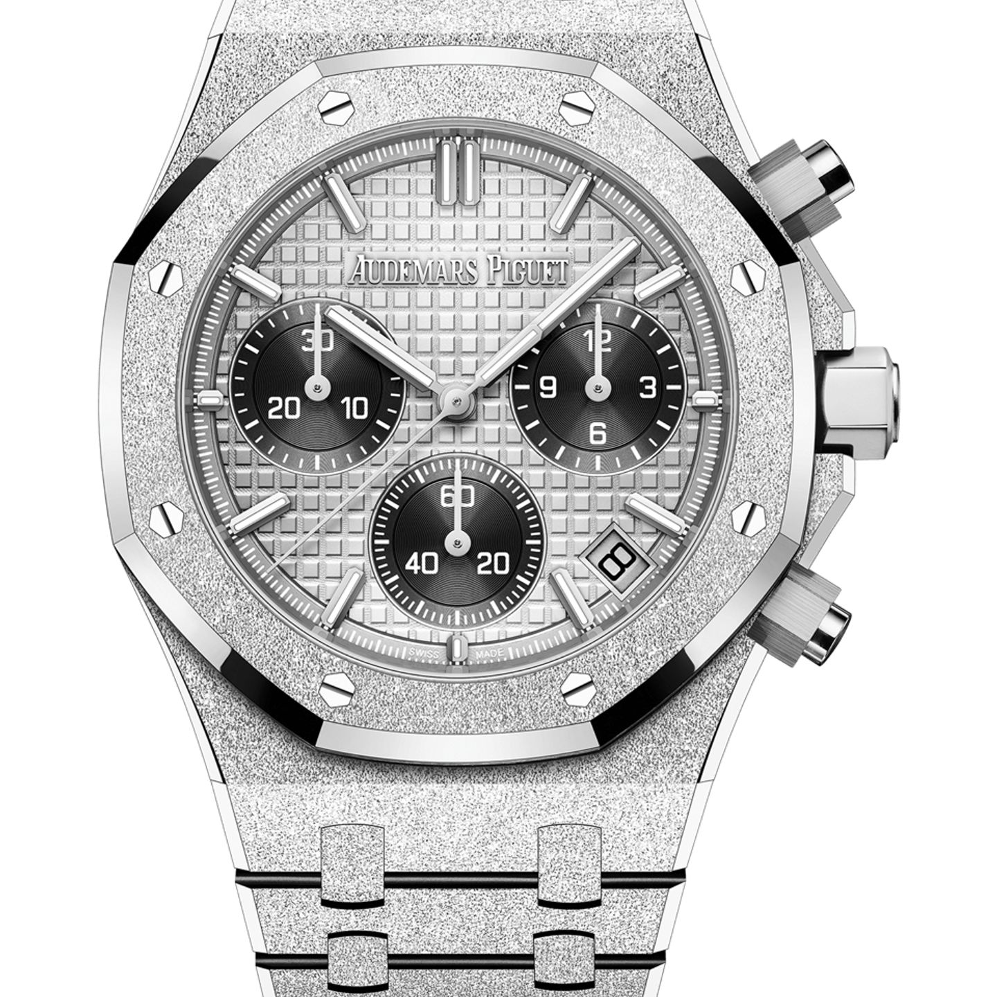 Audemars Piguet Royal Oak Chronograph 26240BC.GG.1324BC.01 (2025) - Grey dial 41 mm White Gold case (1/1)