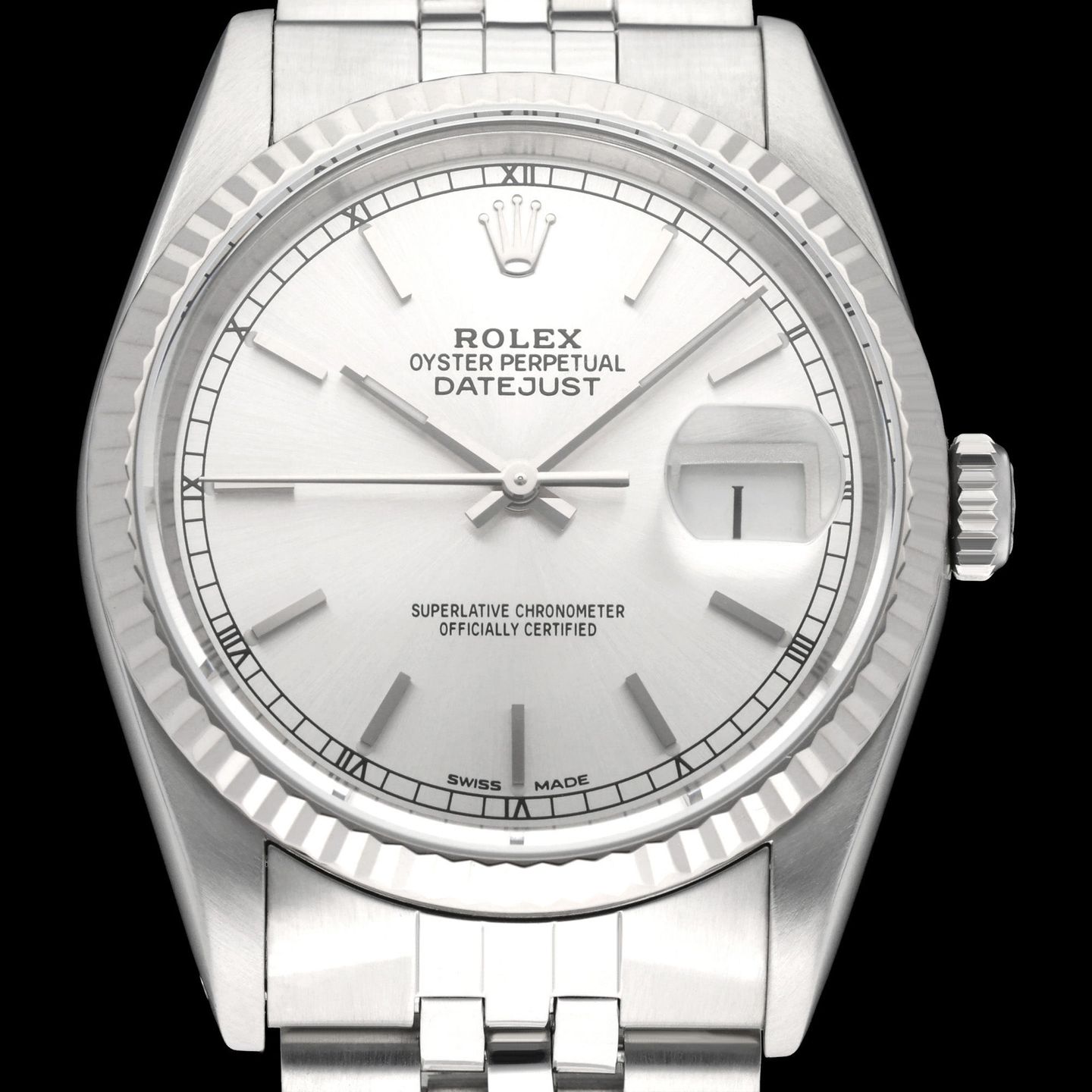 Rolex Datejust 36 16234 (1991) - 36 mm Steel case (1/8)