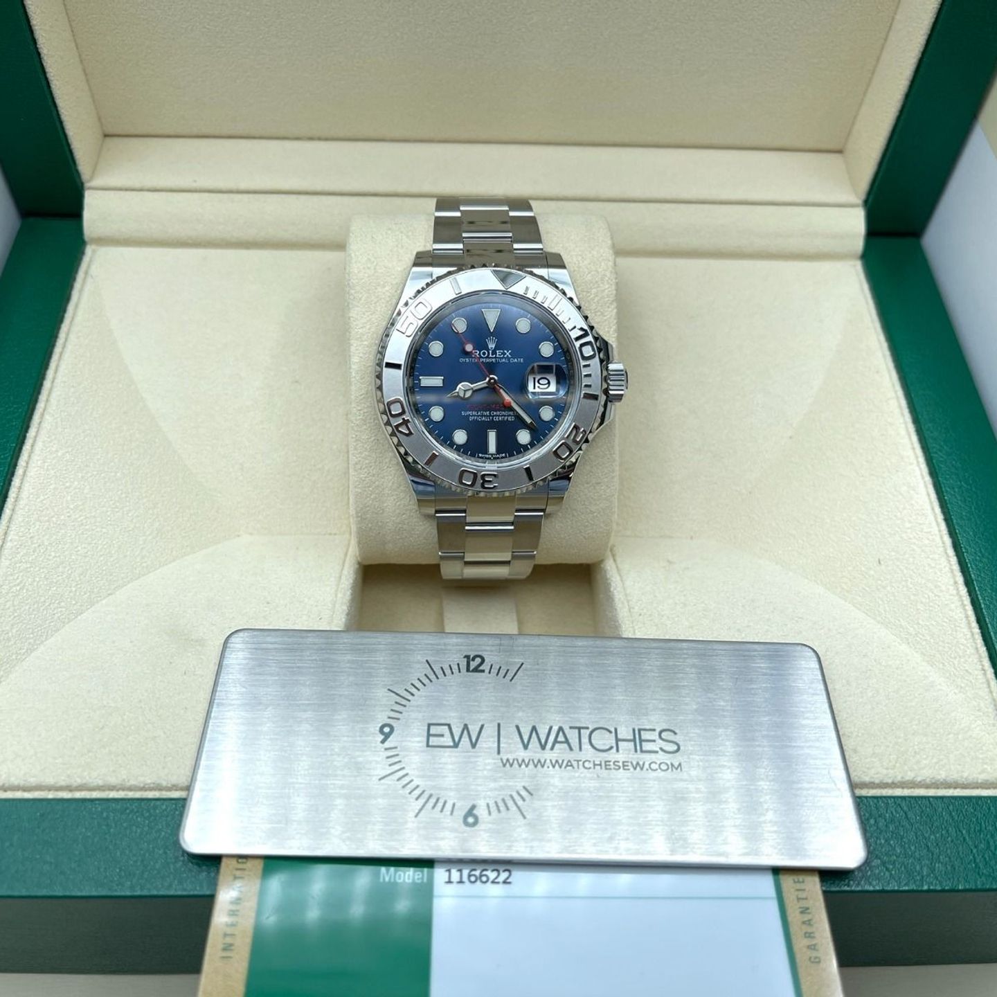 Rolex Yacht-Master 40 116622 (2019) - Blauw wijzerplaat 40mm Staal (2/8)