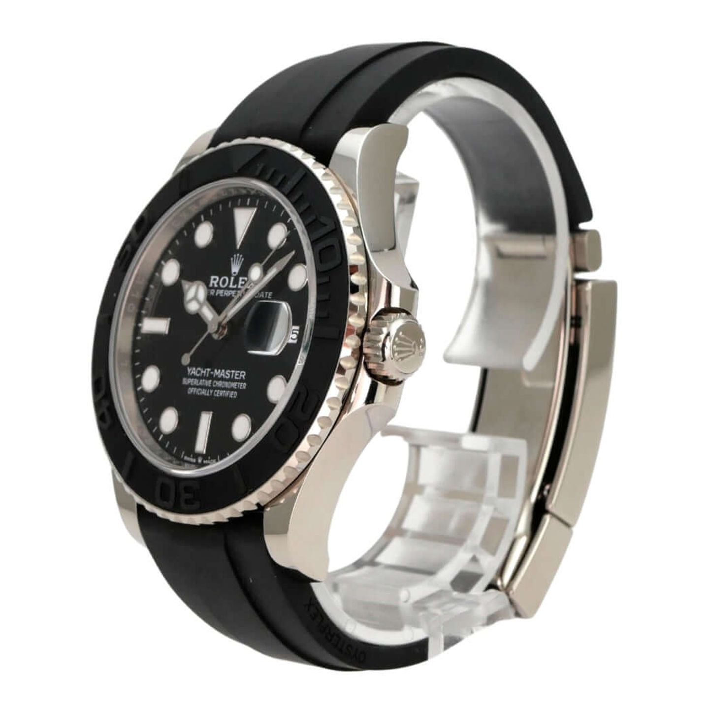 Rolex Yacht-Master 42 226659 (2022) - Black dial 42 mm White Gold case (3/8)