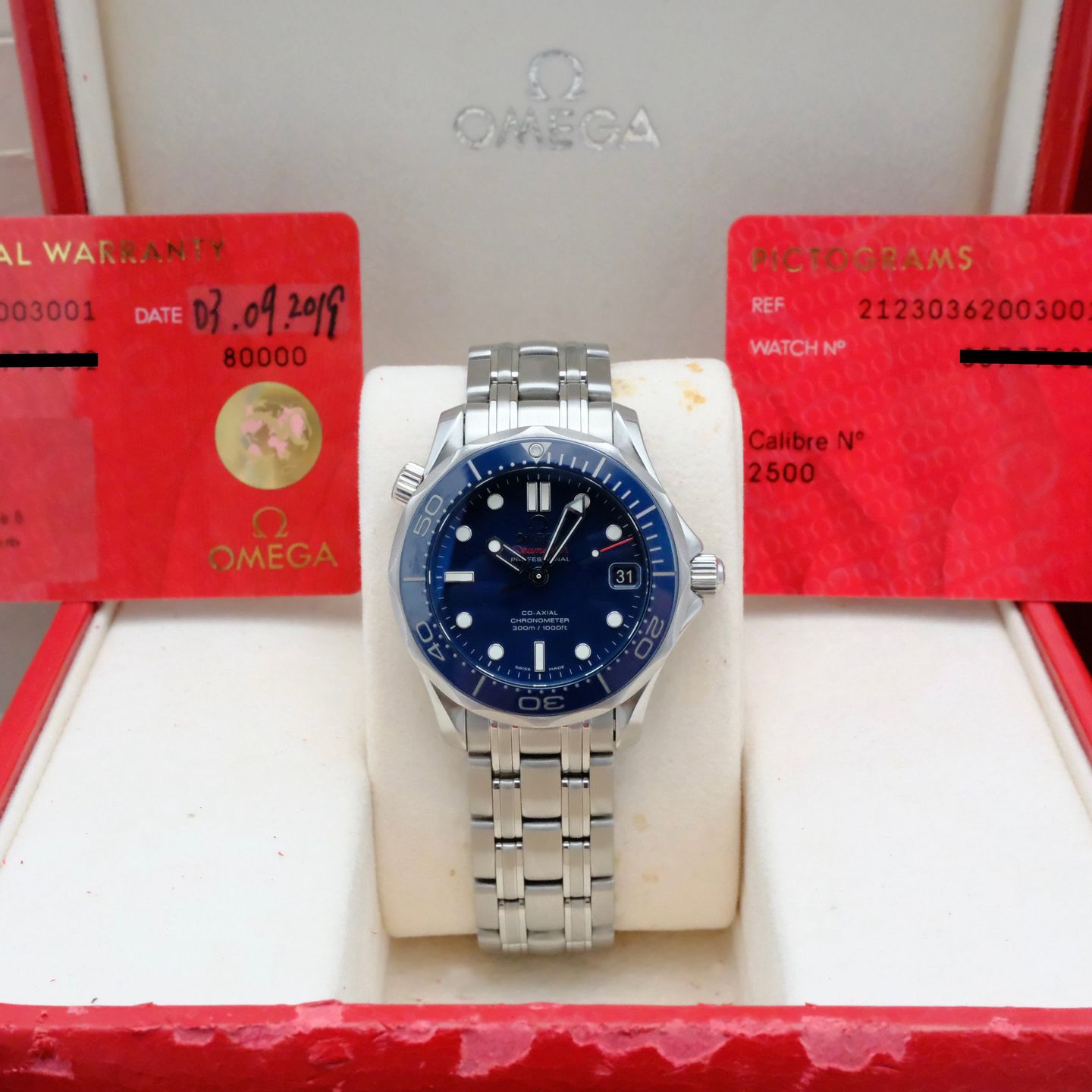 Omega Seamaster Diver 300 M 212.30.36.20.03.001 (2019) - Blue dial 36 mm Steel case (3/8)