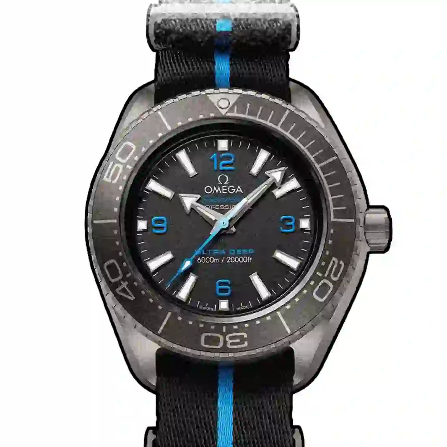 Omega Seamaster Planet Ocean 215.92.46.21.01.001 (2025) - Black dial 46 mm Titanium case (2/3)