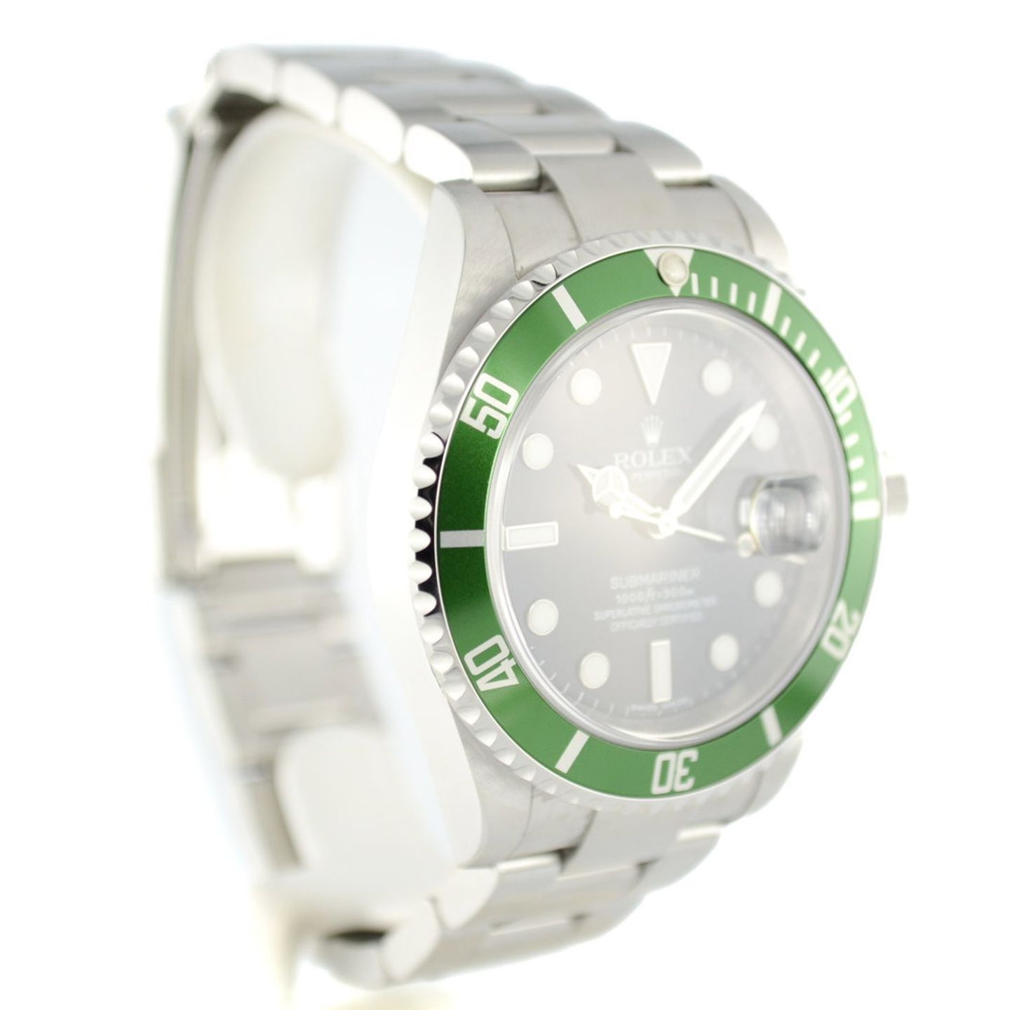 Rolex Submariner Date 16610LV (2008) - Zwart wijzerplaat 40mm Staal (6/7)
