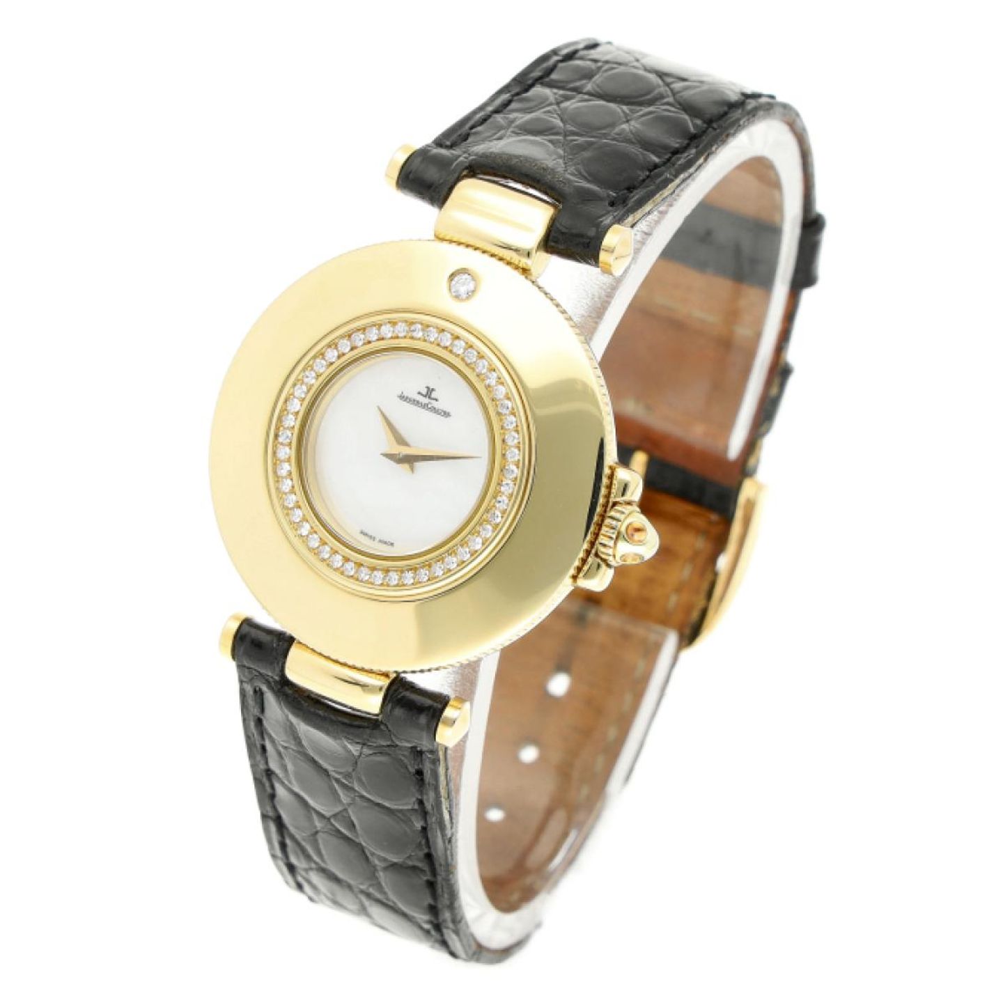 Jaeger-LeCoultre Rendez-Vous 421.1.09 (1995) - Pearl dial 31 mm Yellow Gold case (2/7)
