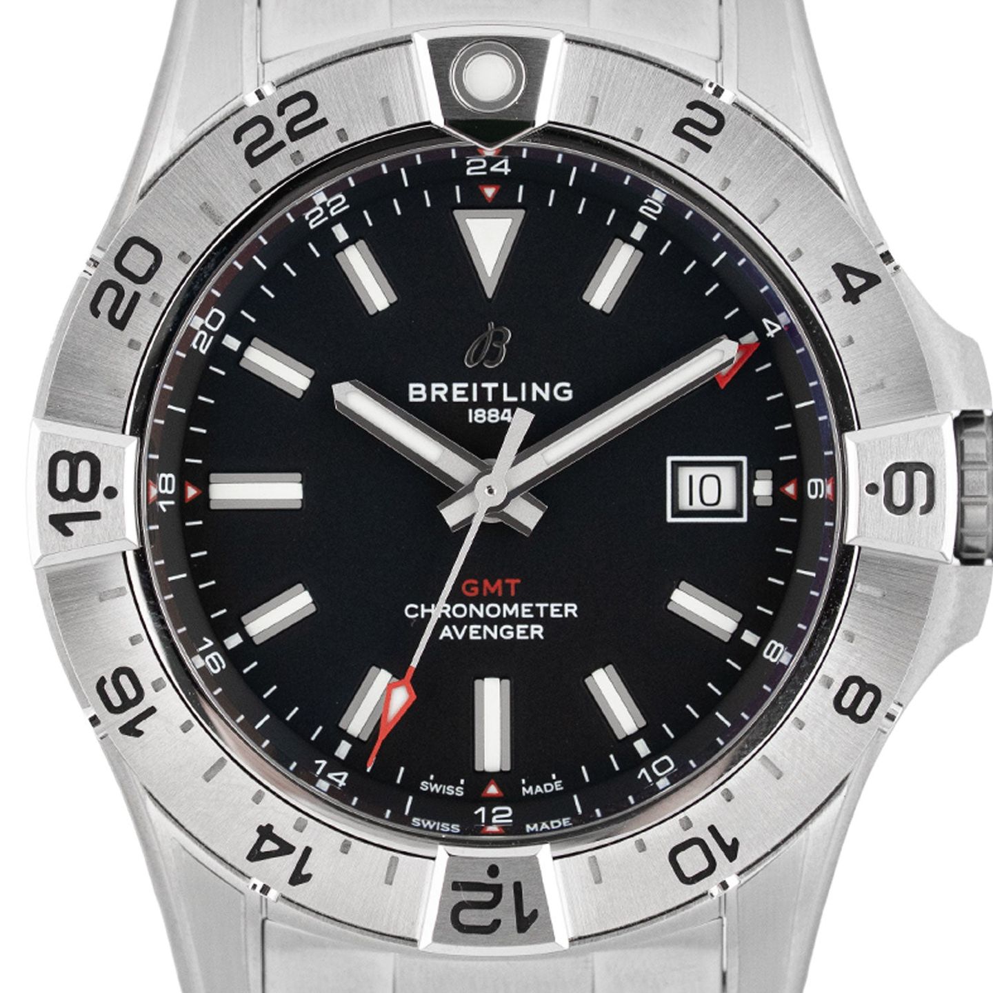 Breitling Avenger A32320101B1A1 (2026) - Black dial 44 mm Steel case (2/7)