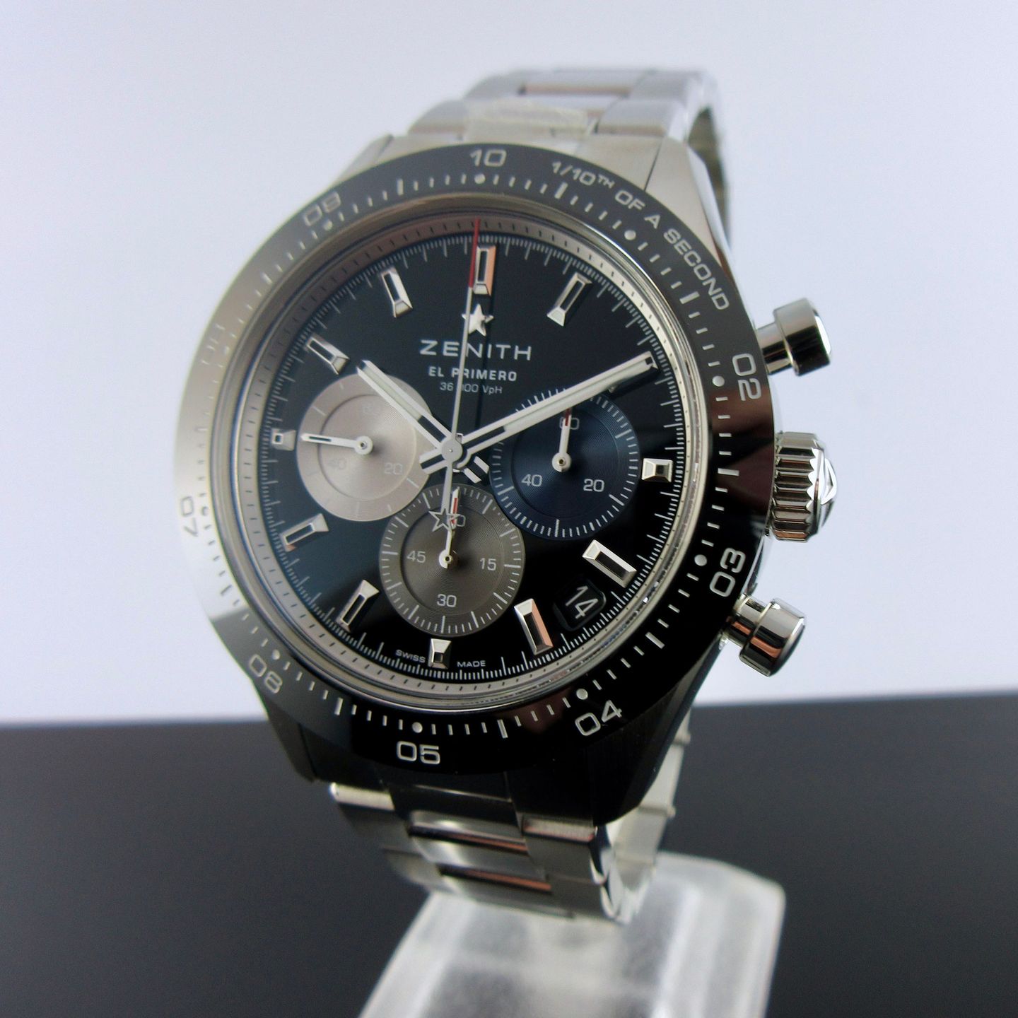 Zenith Chronomaster Sport 03.3100.3600/21.M310 (2024) - Black dial 41 mm Steel case (2/8)