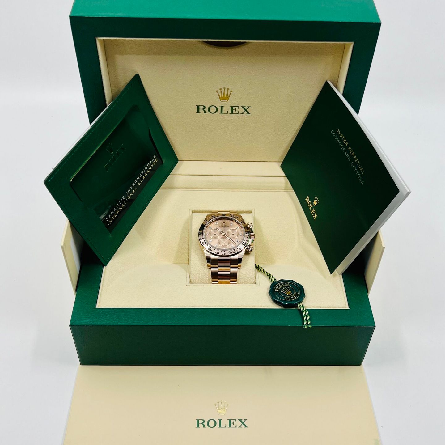 Rolex Daytona 116505 (2021) - Silver dial 40 mm Rose Gold case (3/8)