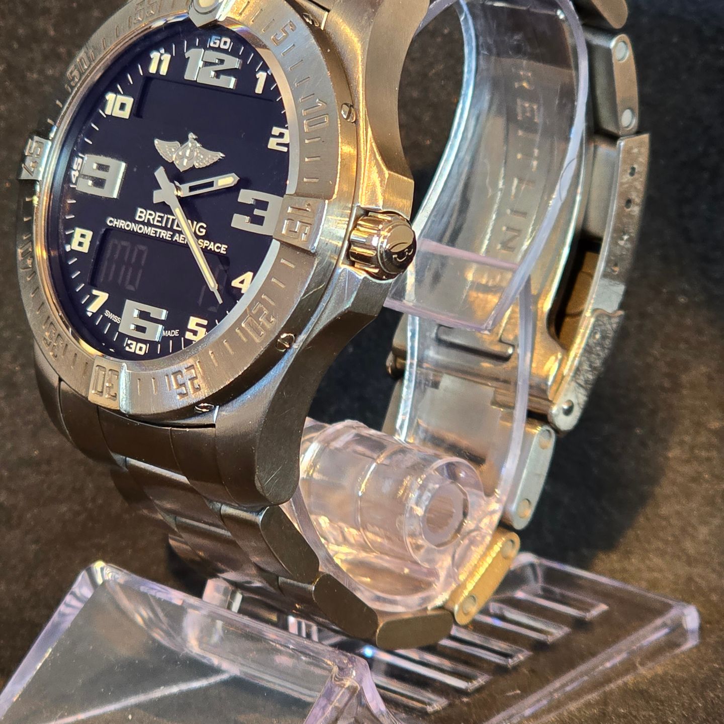 Breitling Aerospace EVO E79363 (Unknown (random serial)) - Black dial 43 mm Titanium case (4/8)