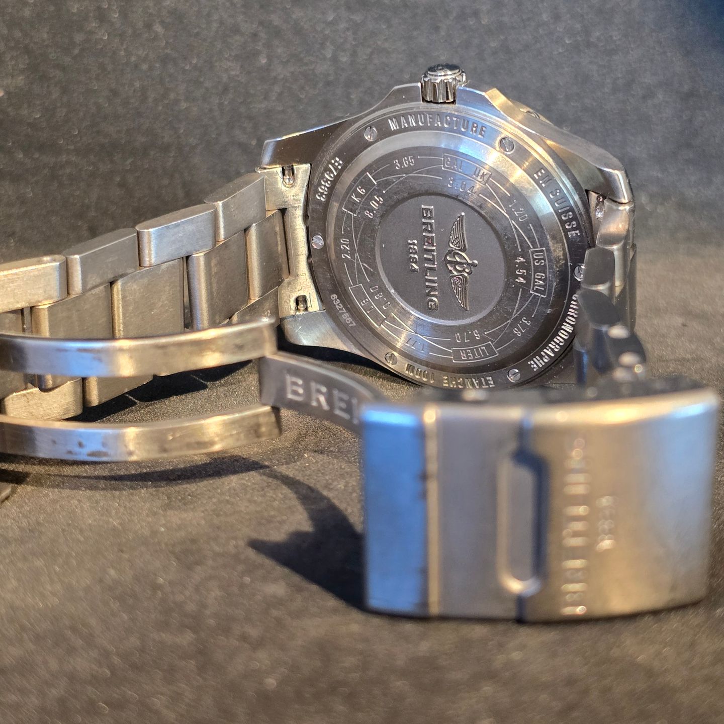 Breitling Aerospace EVO E79363 (Unknown (random serial)) - Black dial 43 mm Titanium case (8/8)