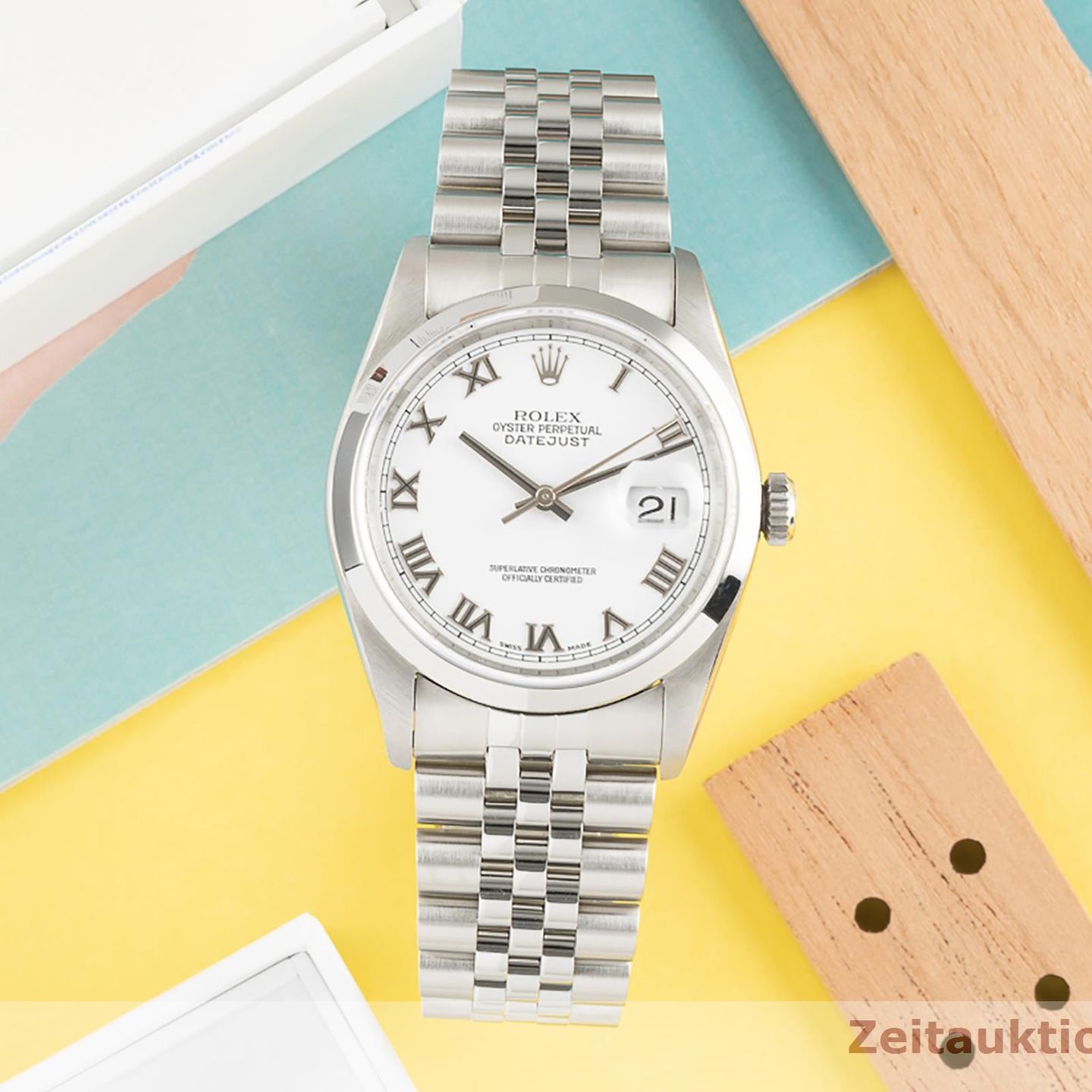 Rolex Datejust 36 116200 (1990) - 36mm Staal (1/8)