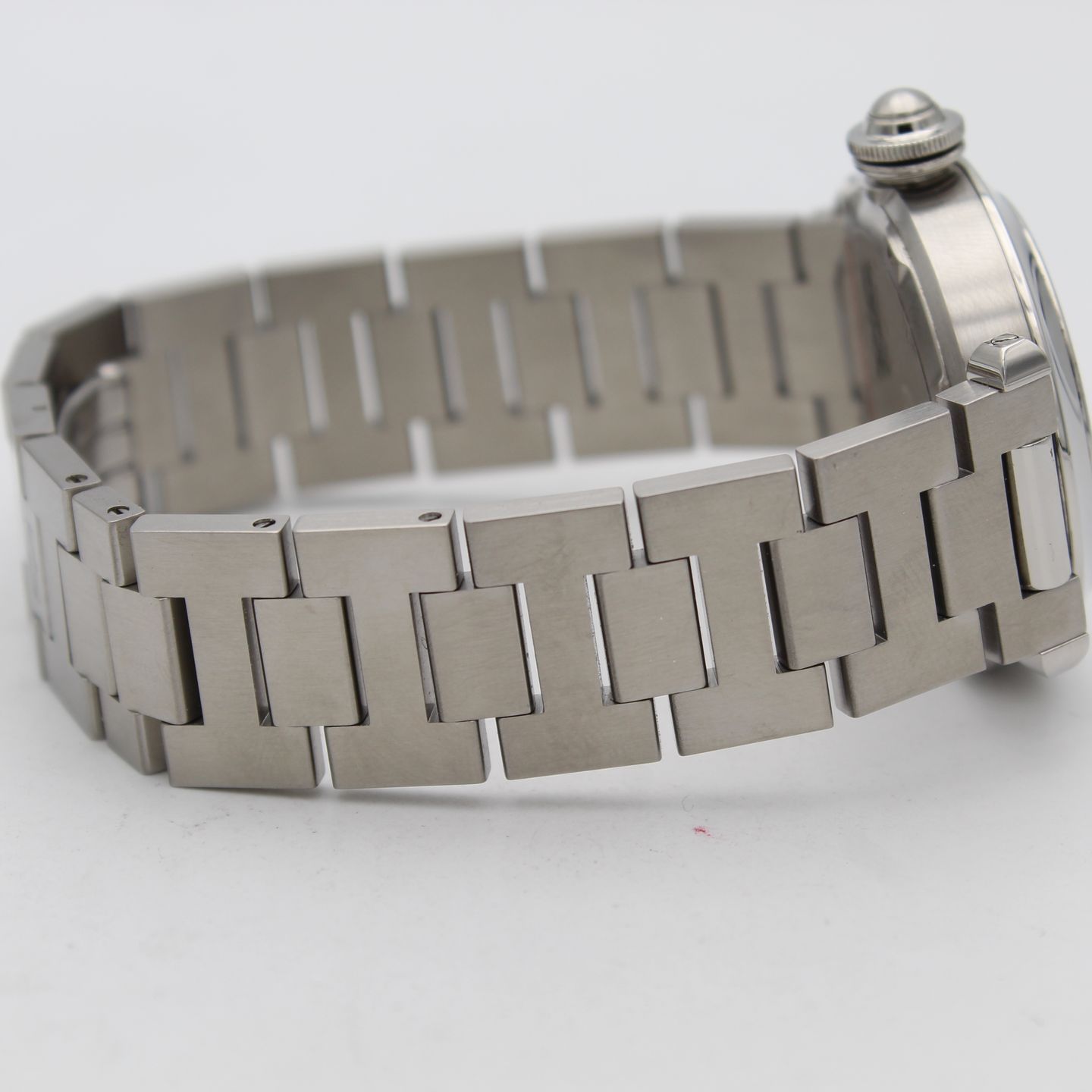 Cartier Pasha C W31044M7 (2002) - Wit wijzerplaat 35mm Staal (7/8)