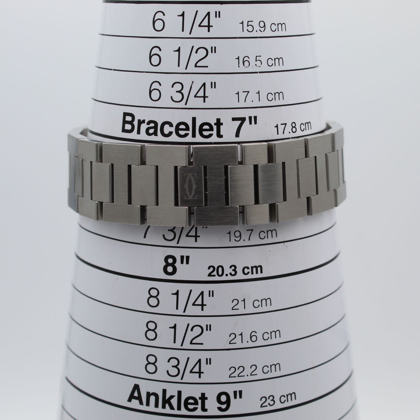 Cartier Pasha C W31044M7 (2002) - Wit wijzerplaat 35mm Staal (8/8)