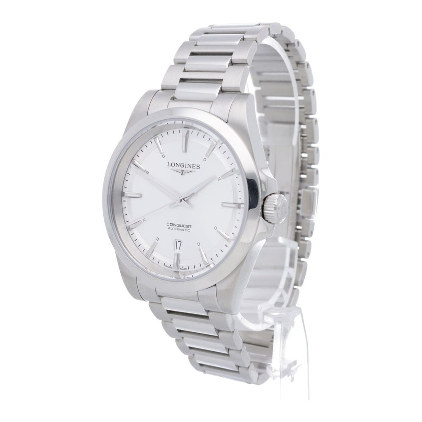 Longines Conquest L3.830.4.72.6 (2026) - Silver dial 41 mm Steel case (2/7)