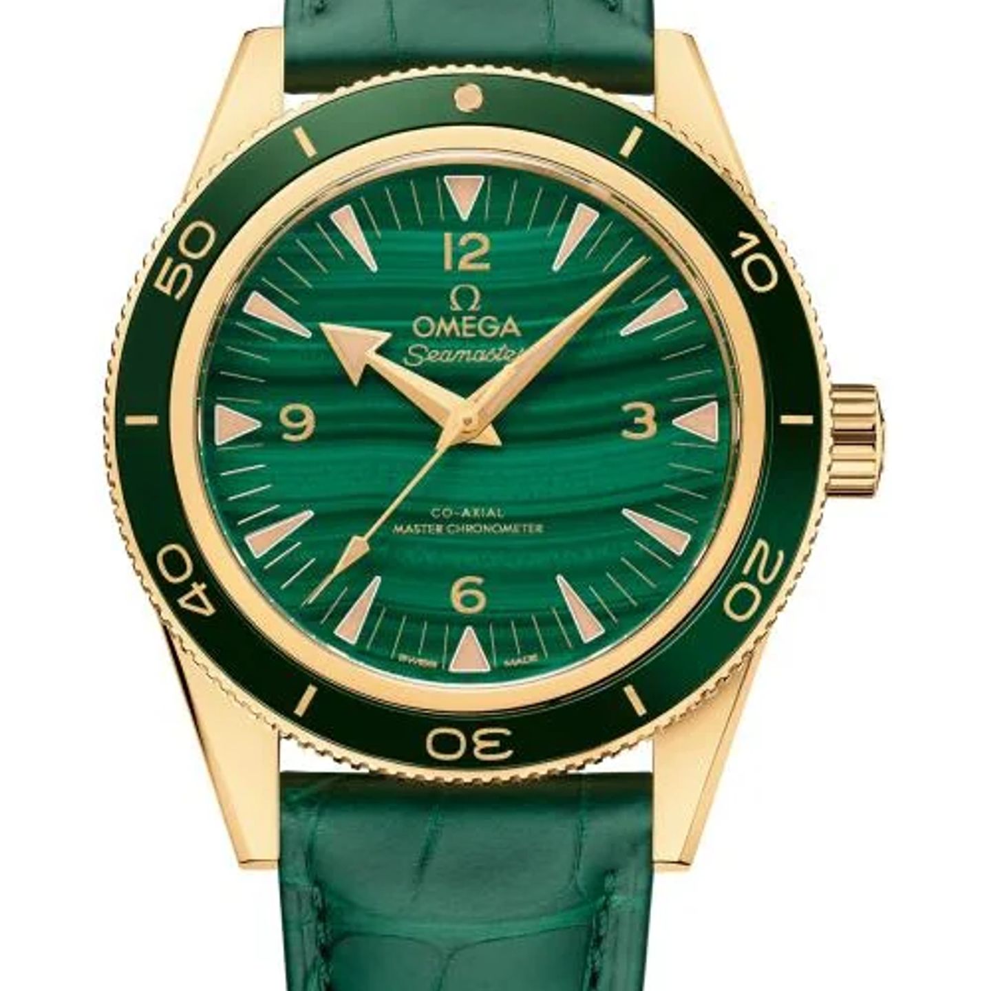 Omega Seamaster 300 234.63.41.21.99.001 (2026) - Green dial 41 mm Yellow Gold case (1/1)