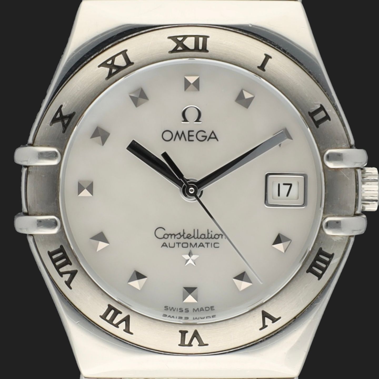 Omega Constellation 1591.71.00 (Onbekend (willekeurig serienummer)) - Wit wijzerplaat 28mm Staal (2/8)