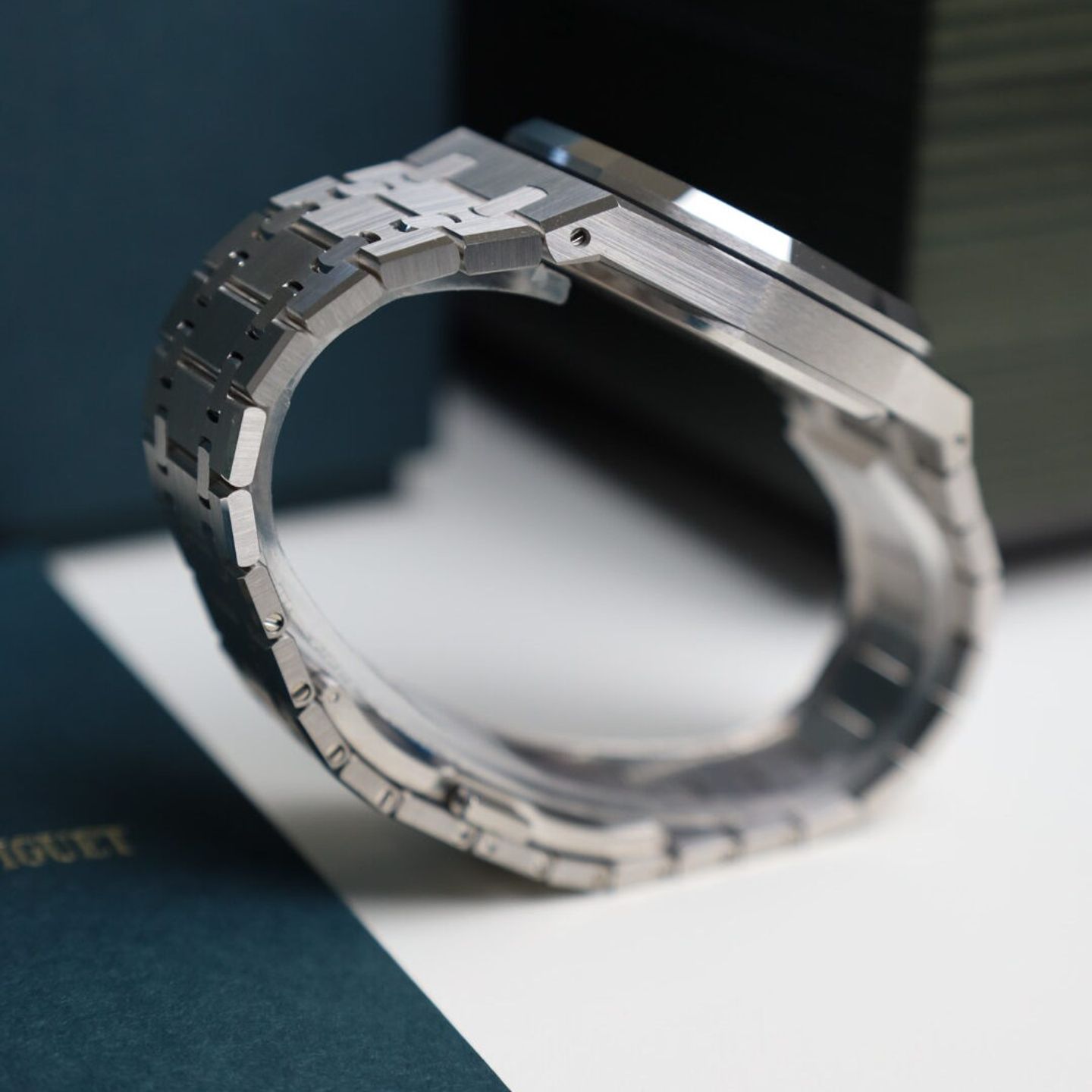 Audemars Piguet Royal Oak Selfwinding 15510ST.OO.1320ST.06 (2024) - Blue dial 41 mm Steel case (6/7)