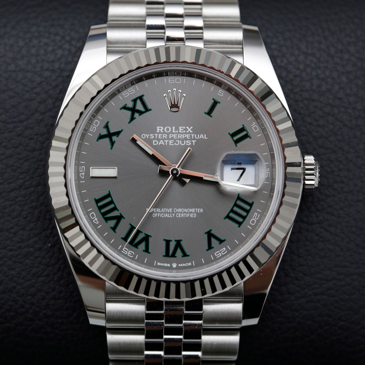 Rolex Datejust 41 126334 (2021) - Grijs wijzerplaat 41mm Staal (1/8)