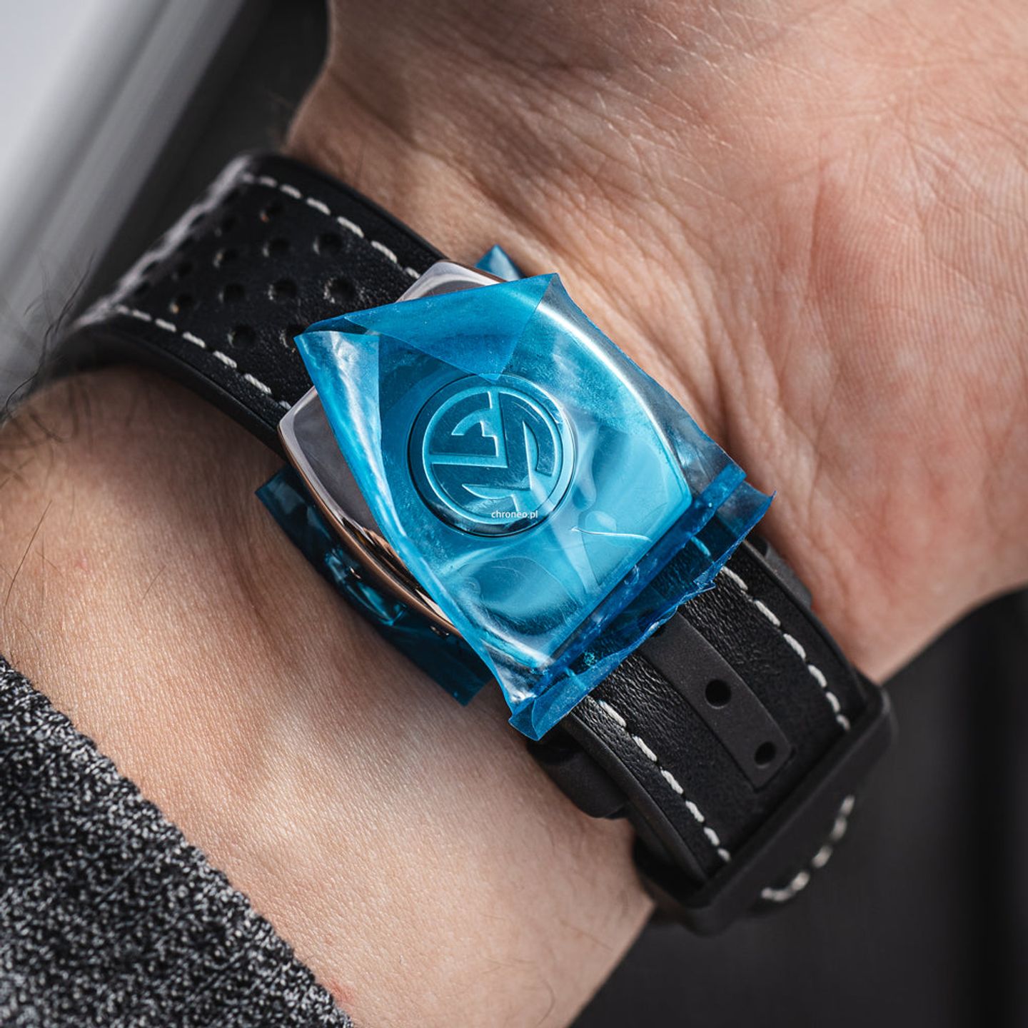 Franck Muller Vanguard V 45 SC DT RCG (Onbekend (willekeurig serienummer)) - Zwart wijzerplaat 45mm Staal (7/8)