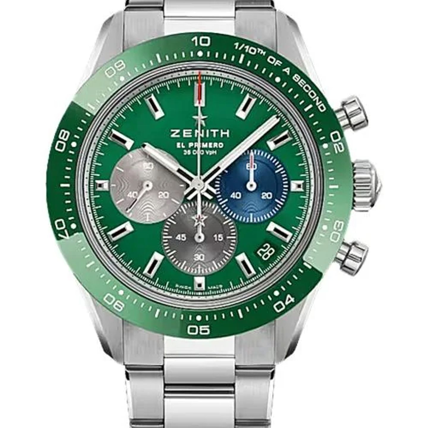Zenith Chronomaster Sport 03.3119.3600/56.M3100 (2026) - Green dial 41 mm Steel case (1/1)