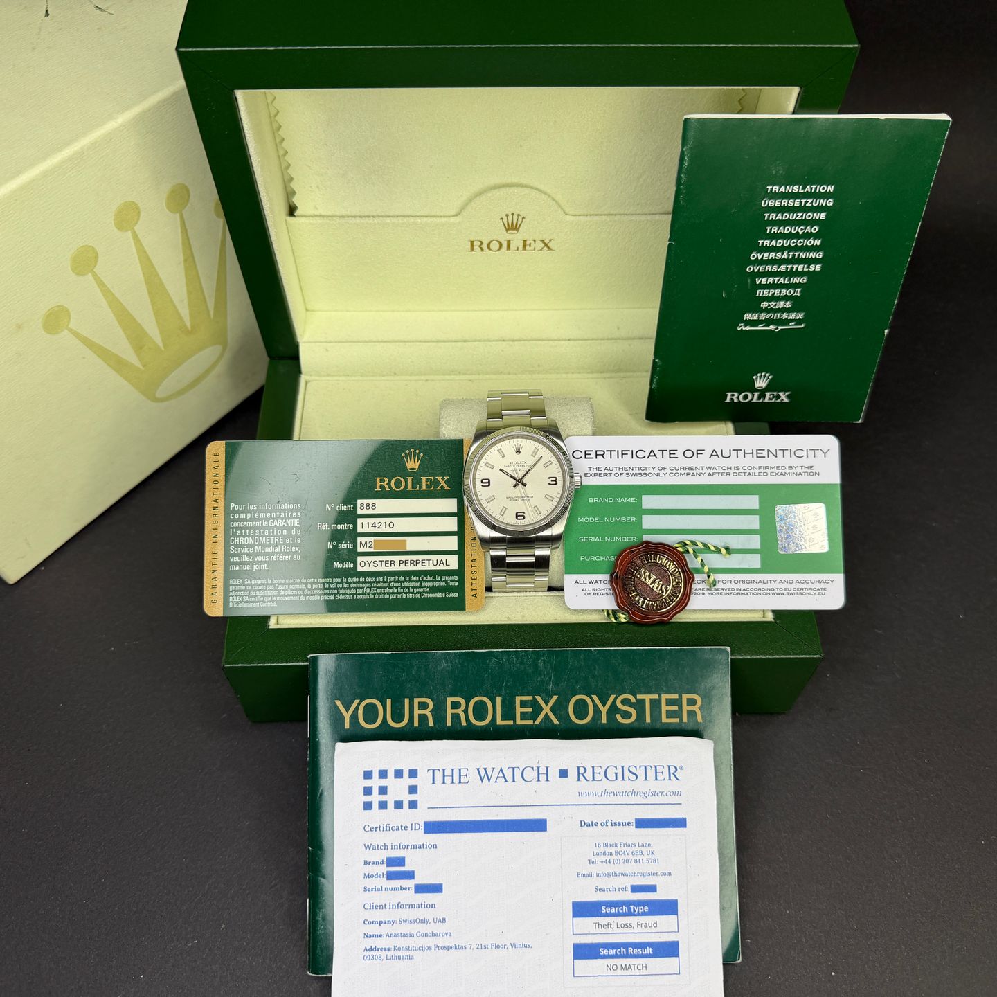 Rolex Air-King 114210 (2008) - Silver dial 34 mm Steel case (3/8)
