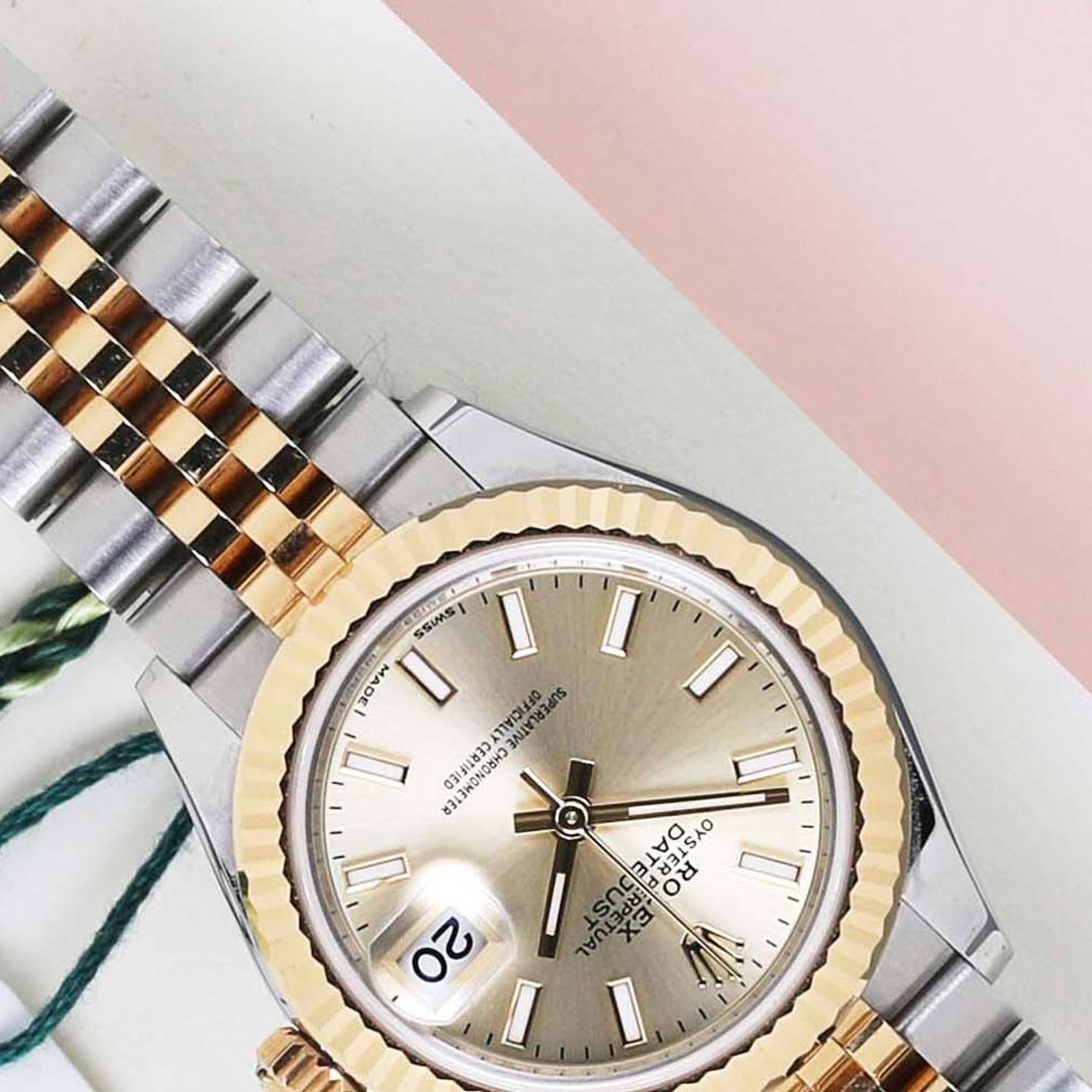 Rolex Lady-Datejust 279173 (2017) - 28mm Goud/Staal (4/8)