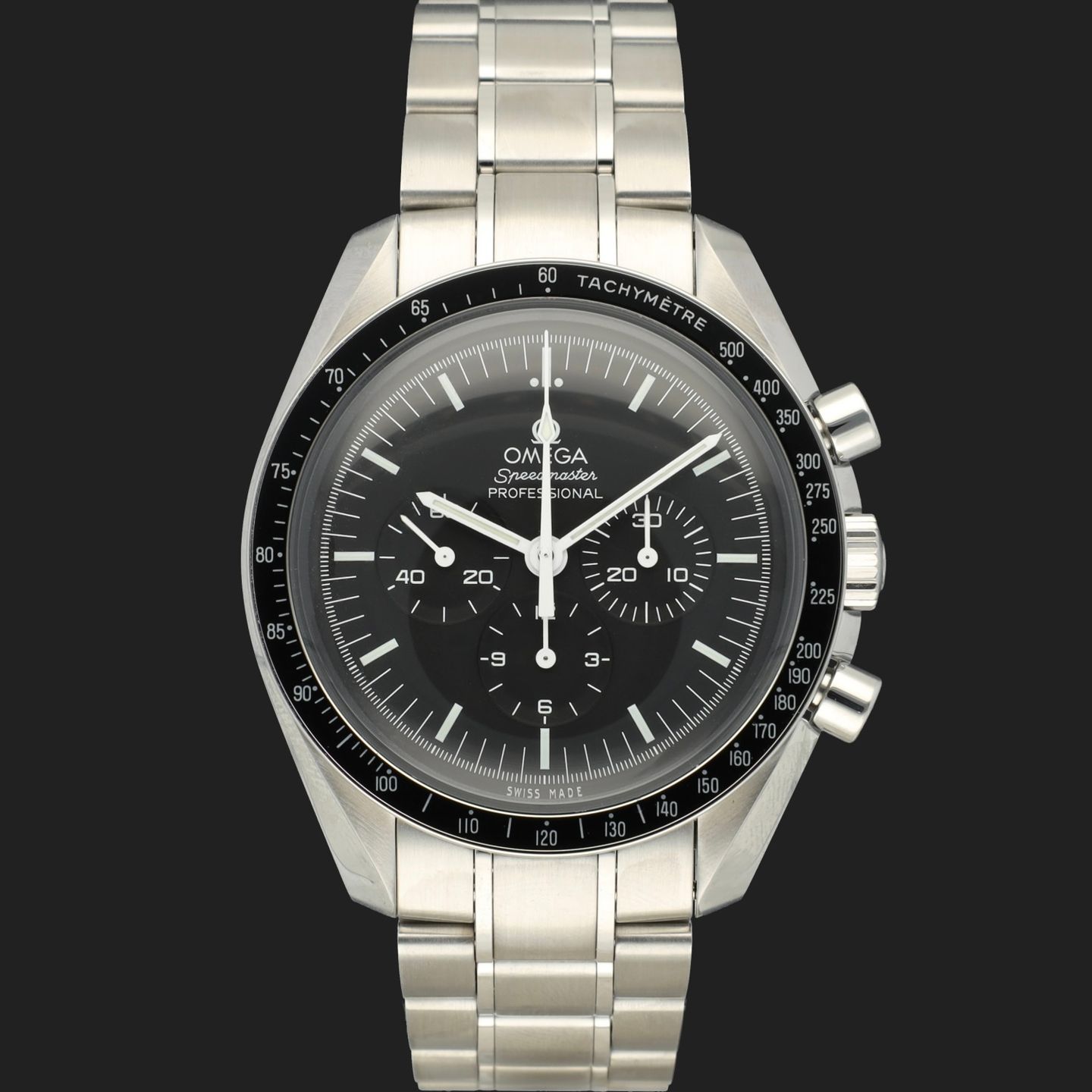 Omega Speedmaster Professional Moonwatch 311.30.42.30.01.005 (2020) - Black dial 42 mm Steel case (3/8)