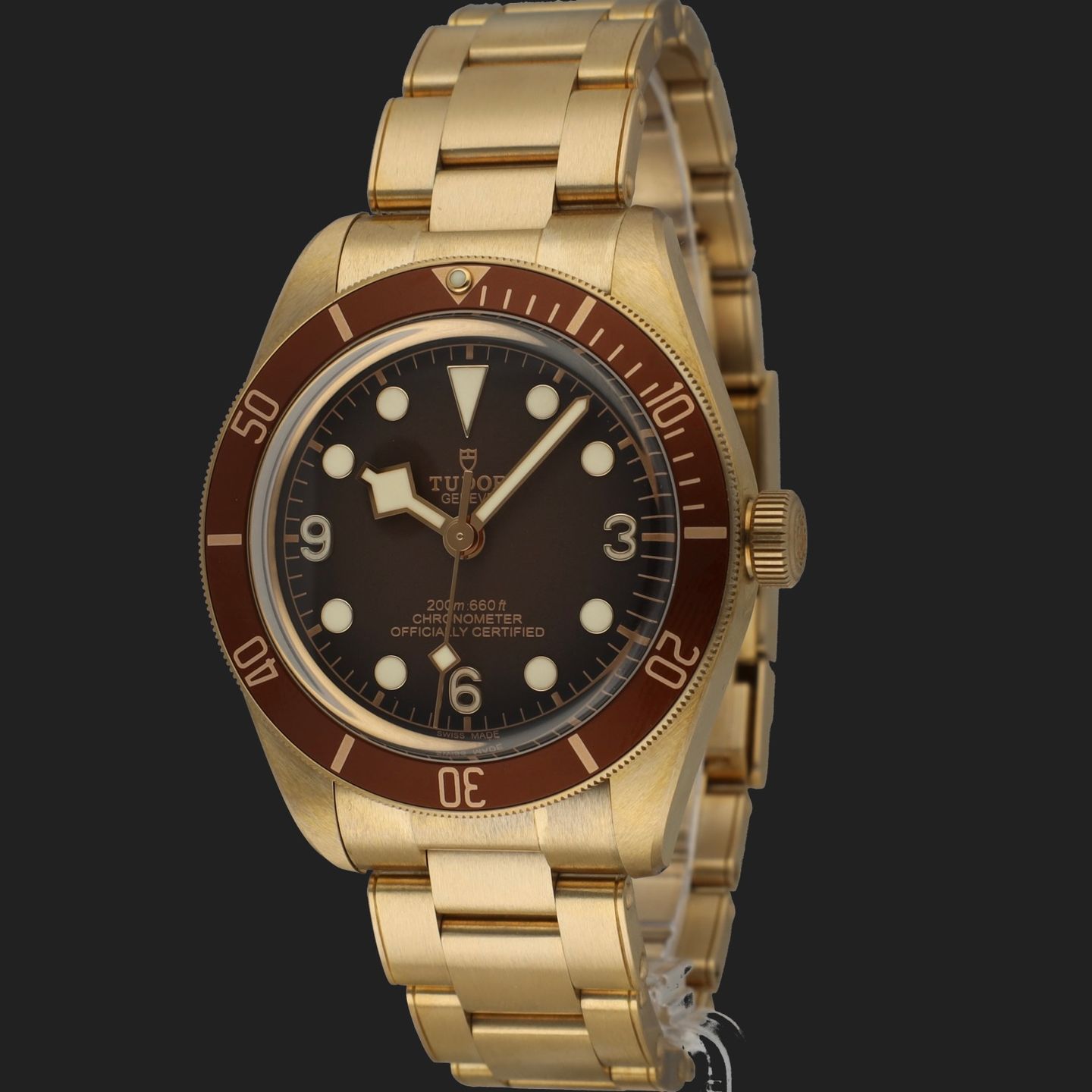 Tudor Black Bay Bronze 79012M (2022) - Bruin wijzerplaat 39mm Brons (1/8)