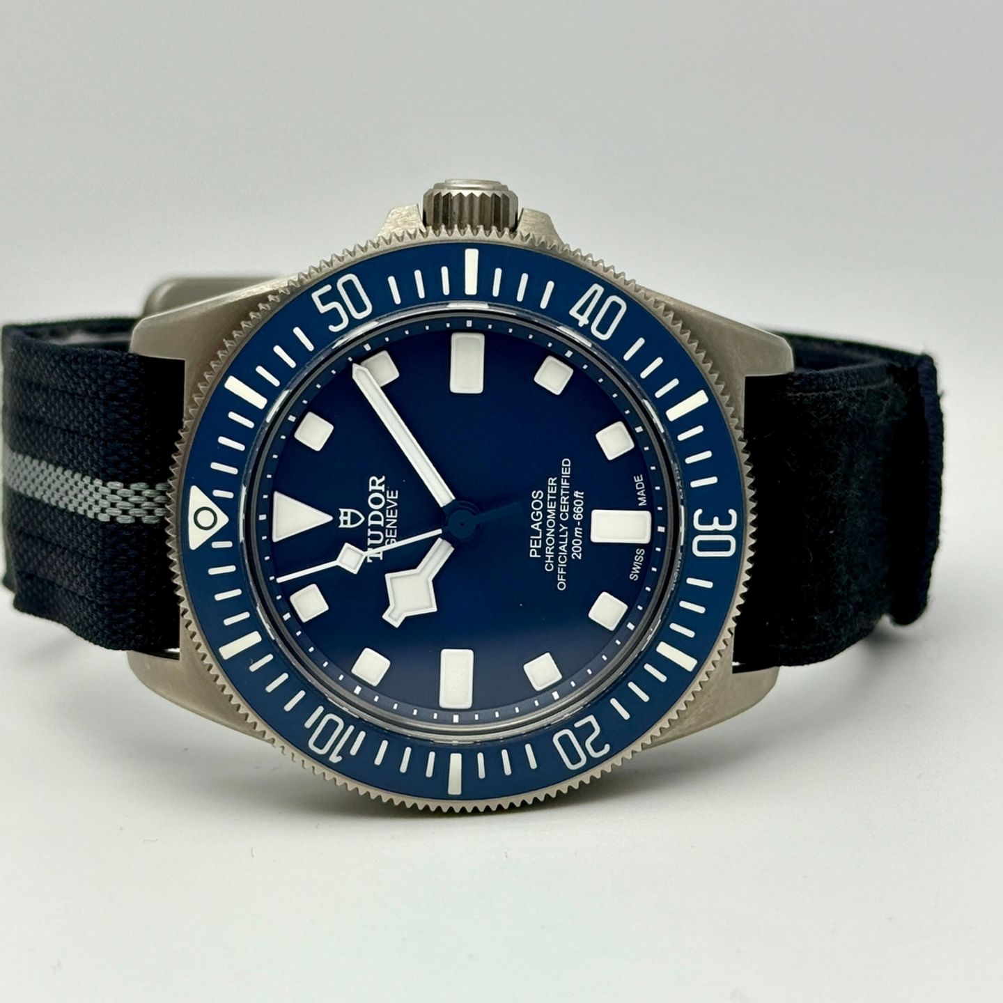 Tudor Pelagos 25707B/22 (2022) - Blue dial 42 mm Titanium case (2/8)