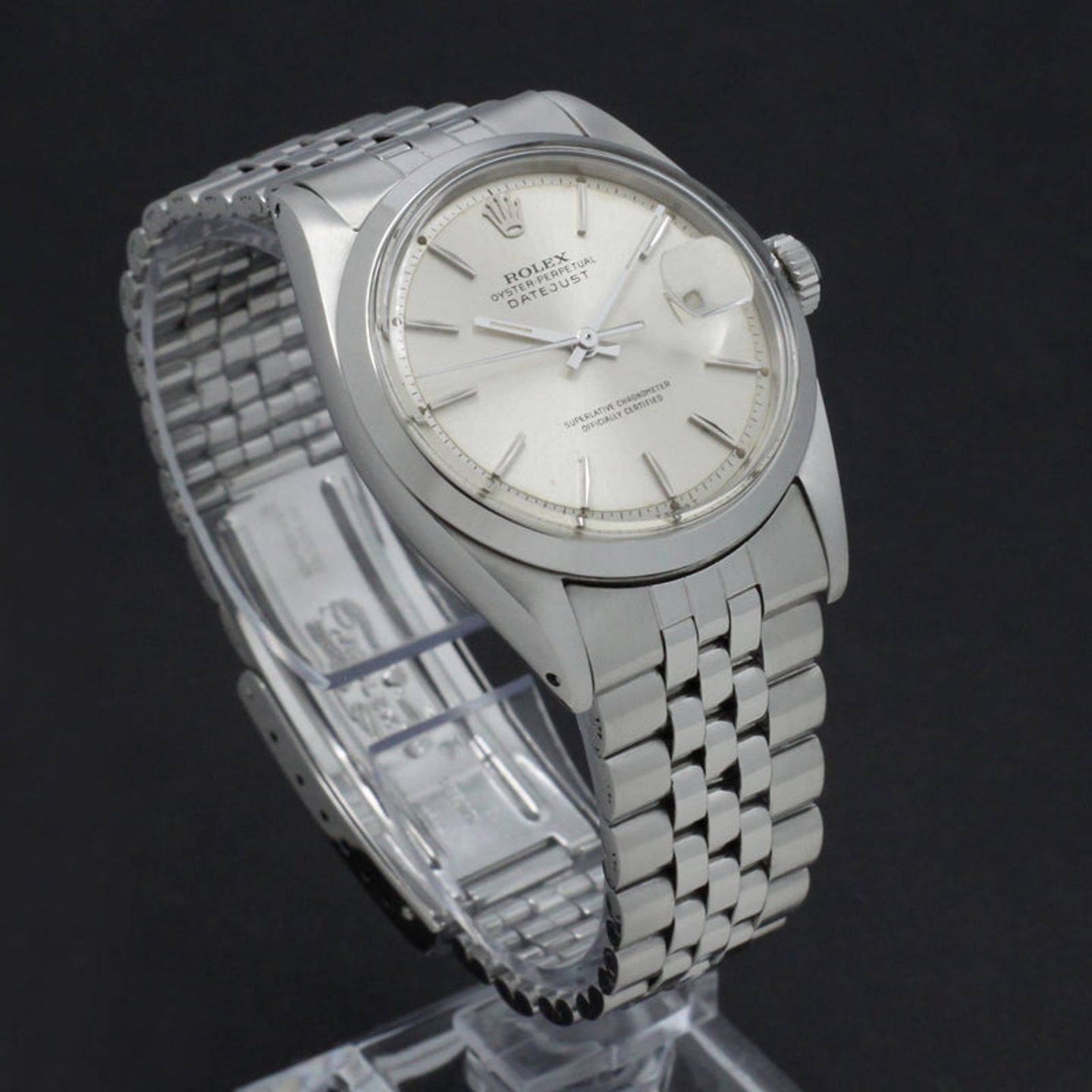 Rolex Datejust 1600 (1966) - Silver dial 36 mm Steel case (5/7)