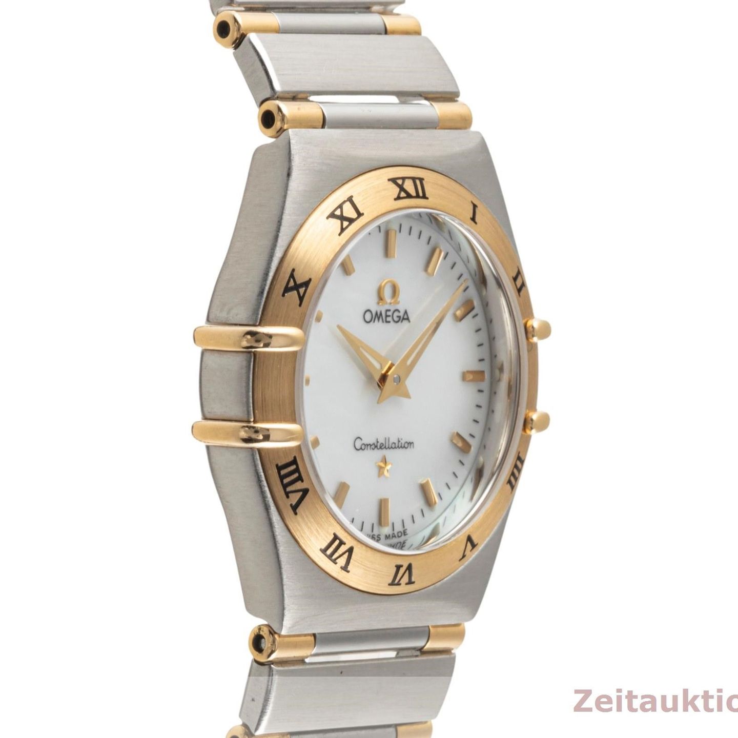 Omega Constellation Ladies 795.1202 (1999) - Silver dial 25 mm Gold/Steel case (7/8)