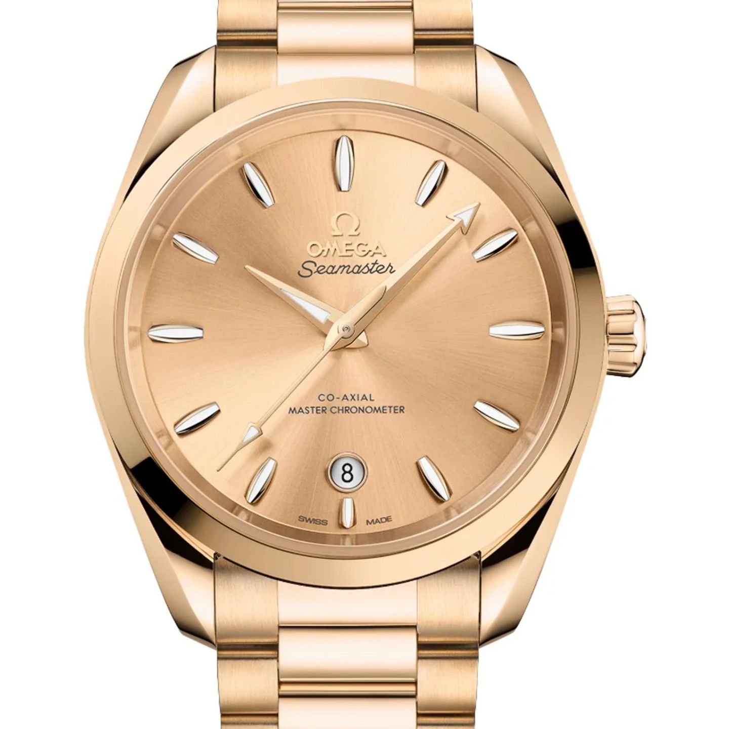 Omega Seamaster Aqua Terra 220.50.38.20.08.001 (2026) - Geel wijzerplaat 38mm Geelgoud (1/1)