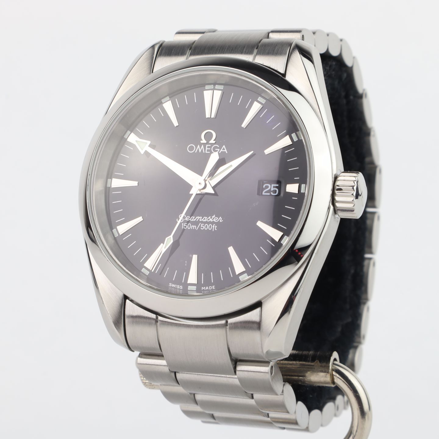 Omega Seamaster Aqua Terra 2518.50 (2002) - Black dial 36 mm Steel case (3/8)