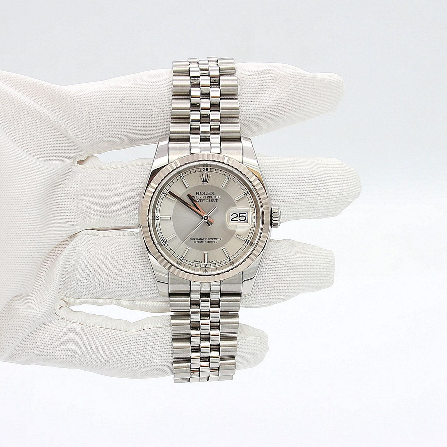 Rolex Datejust 36 116234 (Unknown (random serial)) - Silver dial 36 mm Steel case (2/7)